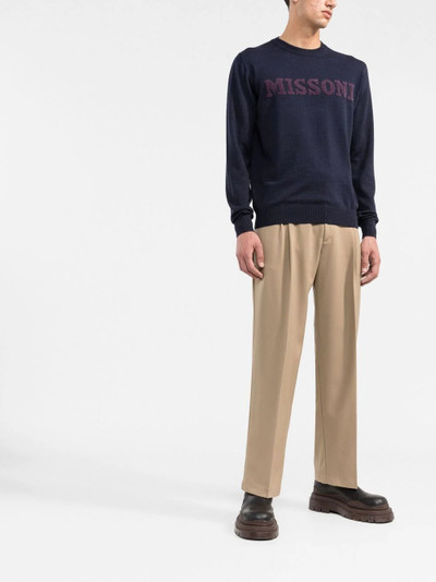 Missoni embossed logo jumper outlook