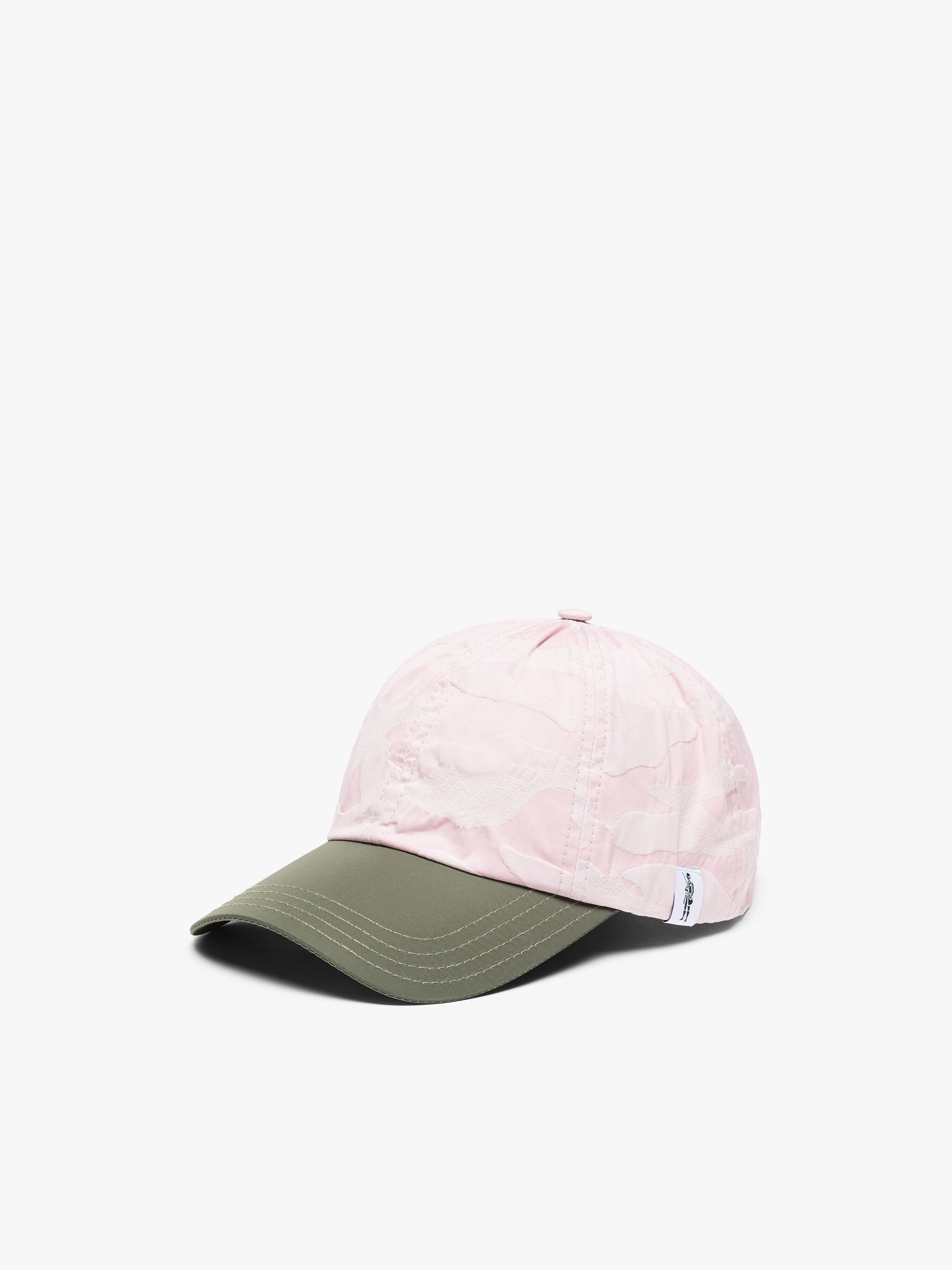 TIPPING PINK CAMO NYLON BASEBALL CAP - 1
