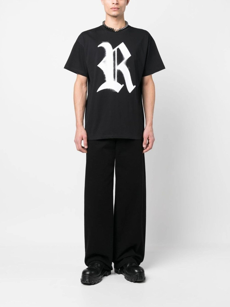 Raf Simons logo-print cotton T-shirt outlook