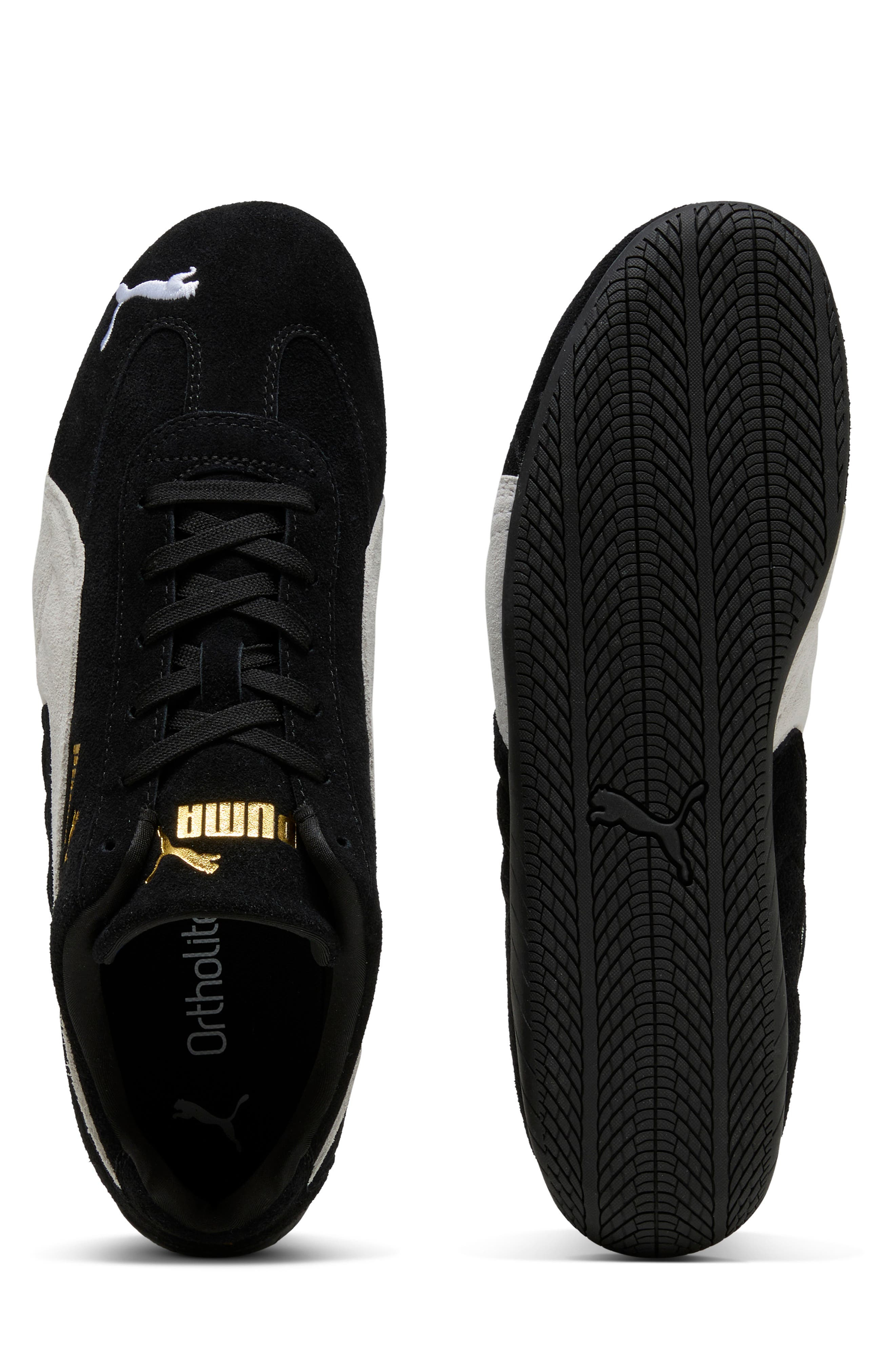 PUMA Speedcat OG Sneaker in Puma Black-Puma White at Nordstrom - 5
