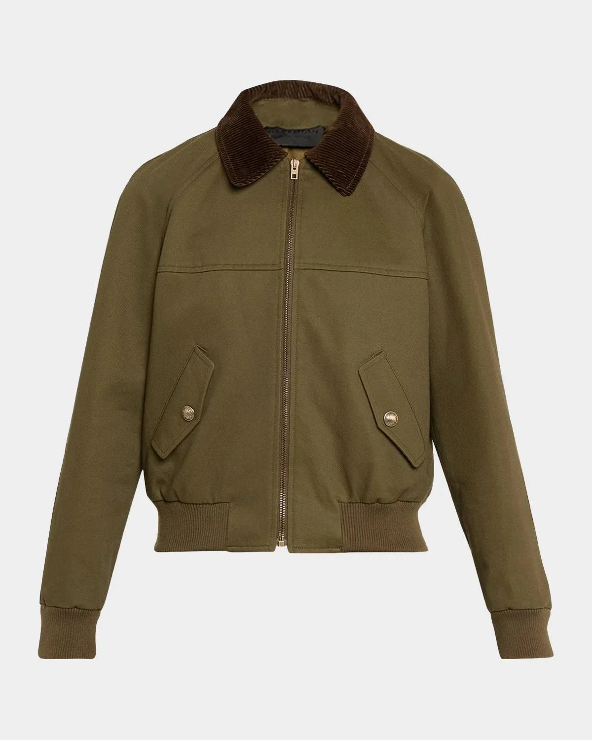 Victor Contrast Collar Bomber Jacket - 1
