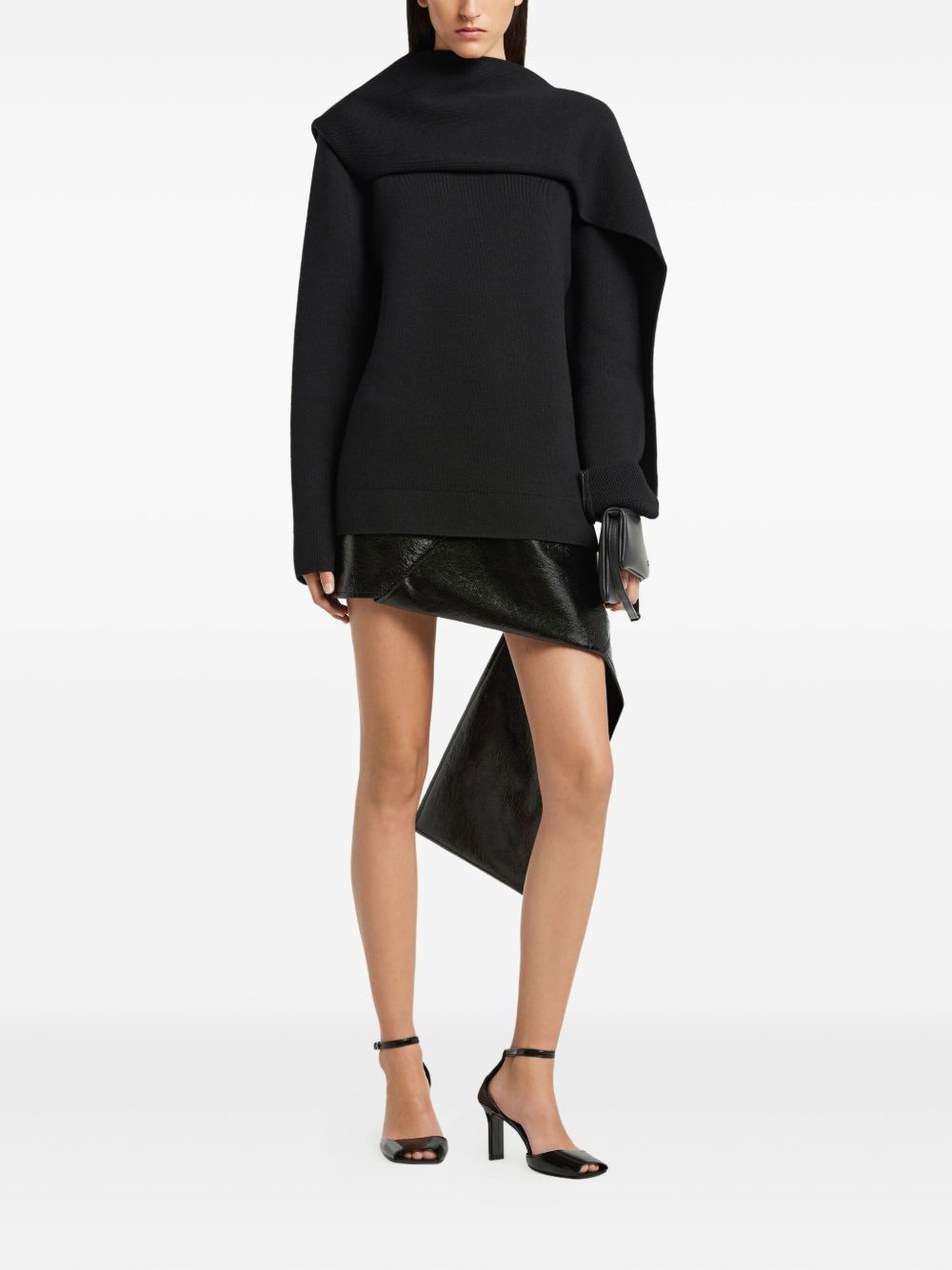 ankle-strap peep-toe pumps - 5