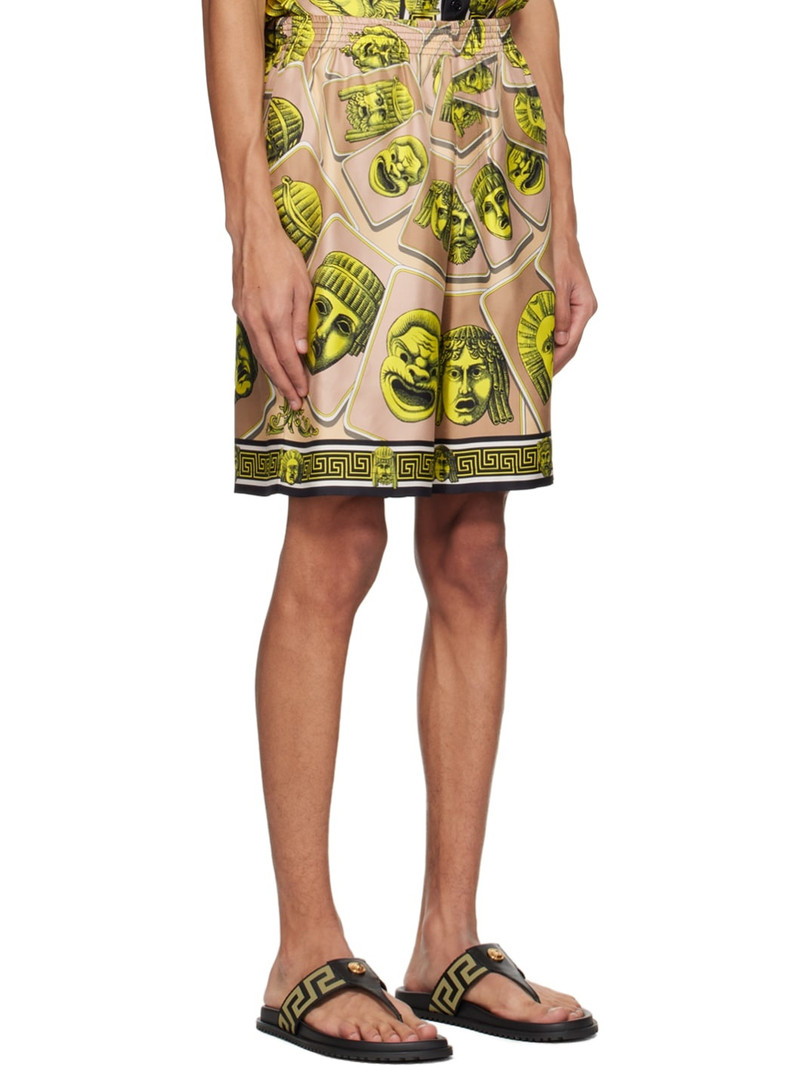 Beige 'Le Maschere' Shorts 2