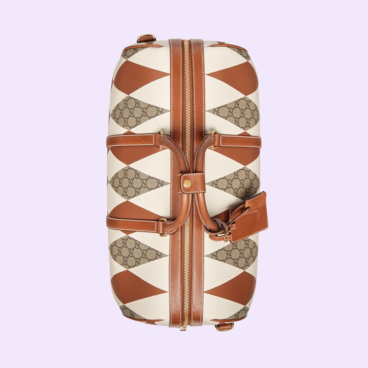 GG rhombus print duffle bag - 7