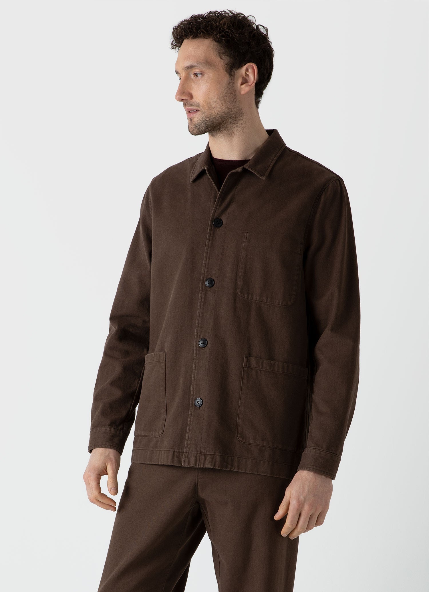 Brushed Cotton Twin Pocket Jacket - 2