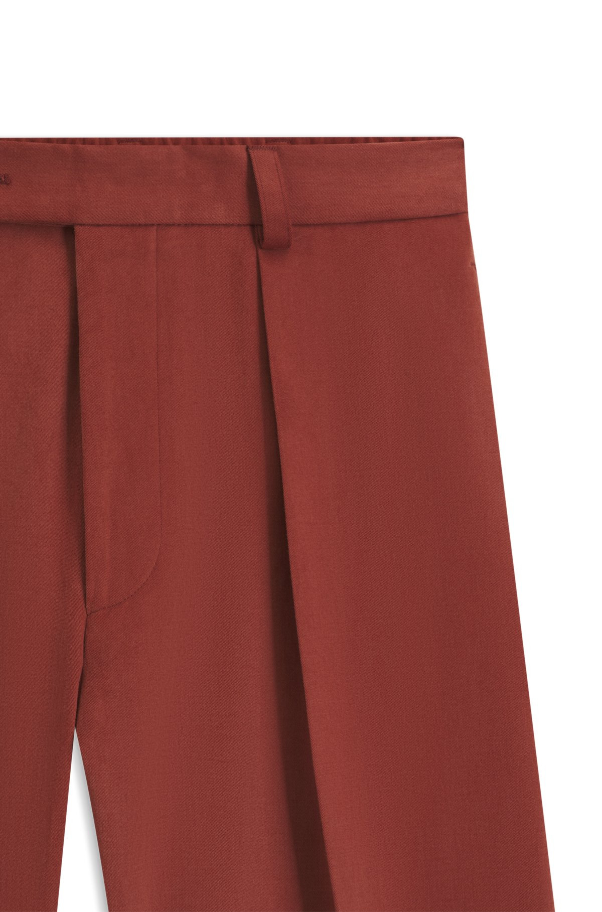 BECKHAM X BOSS MICRO-PATTERNED TROUSERS IN COTTON - 6