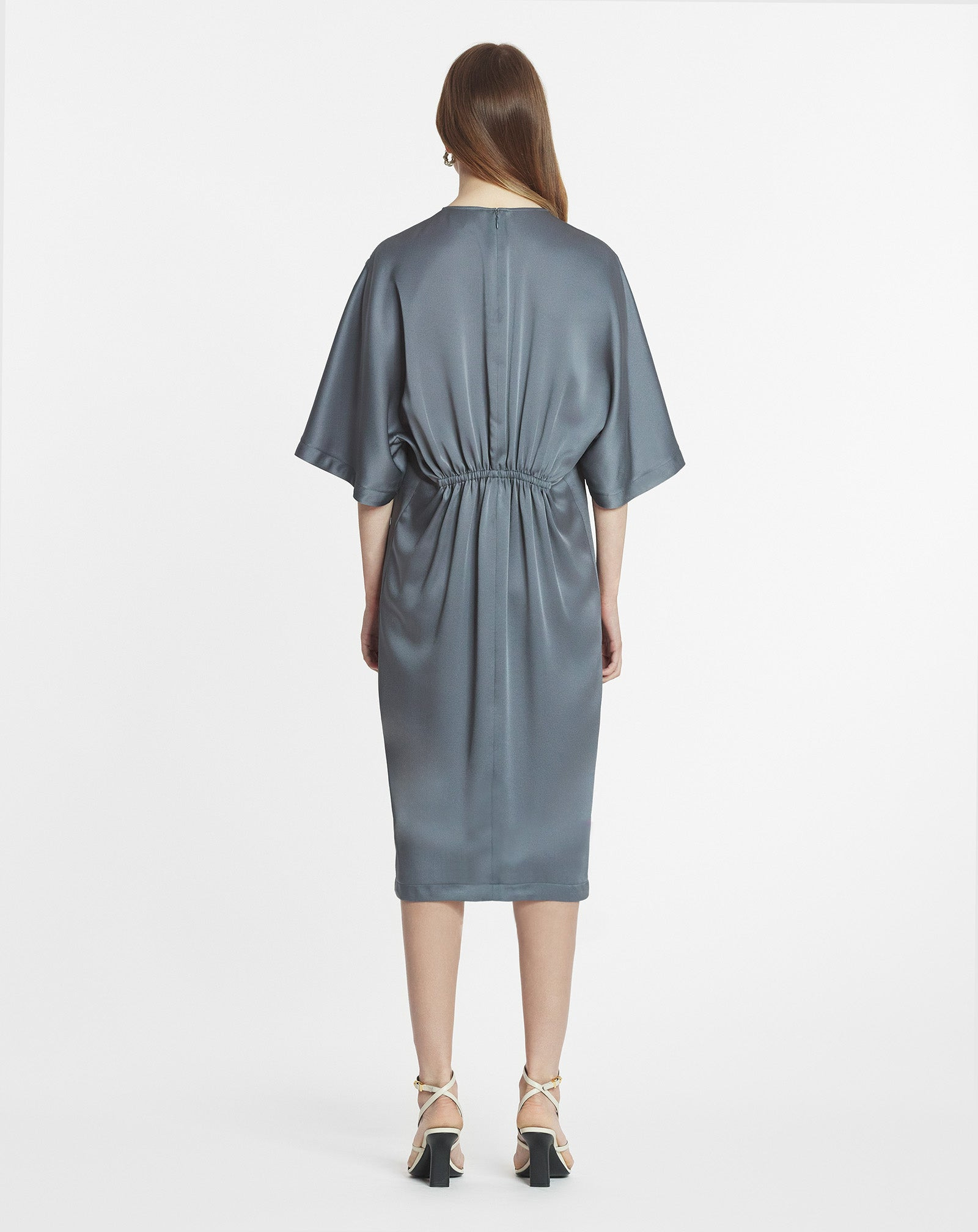 SATIN T-SHIRT DRESS - 4