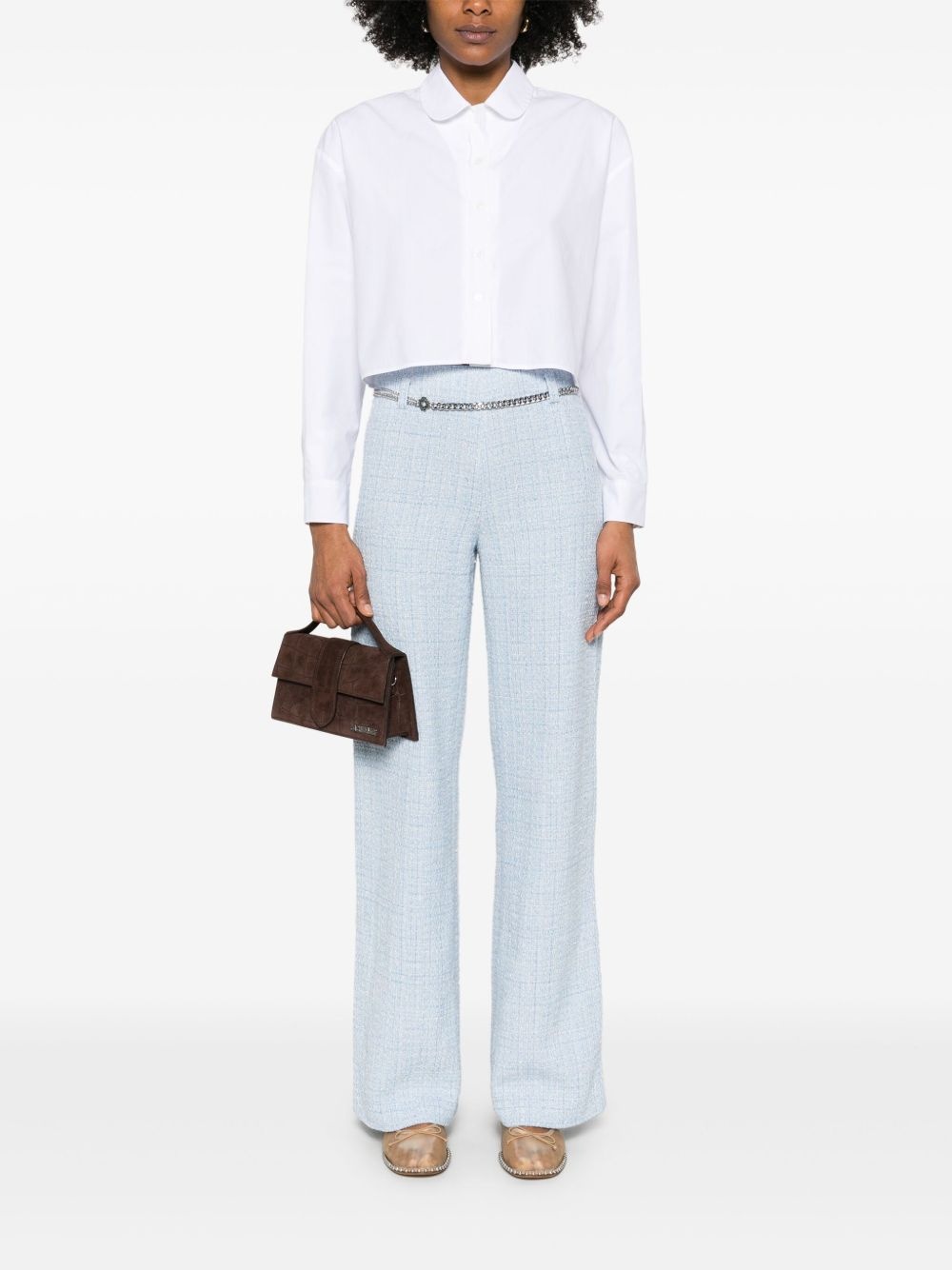 cropped shirt - 2