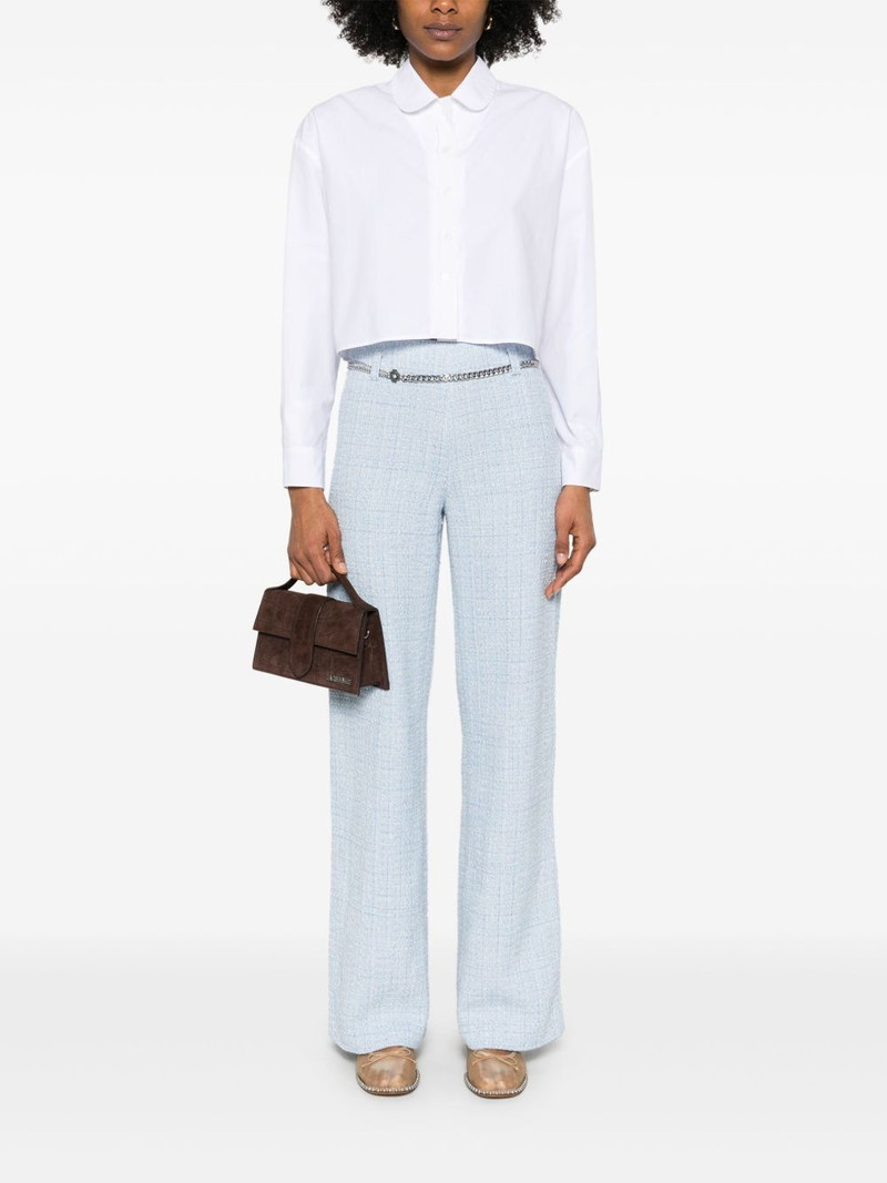 maje cropped shirt outlook