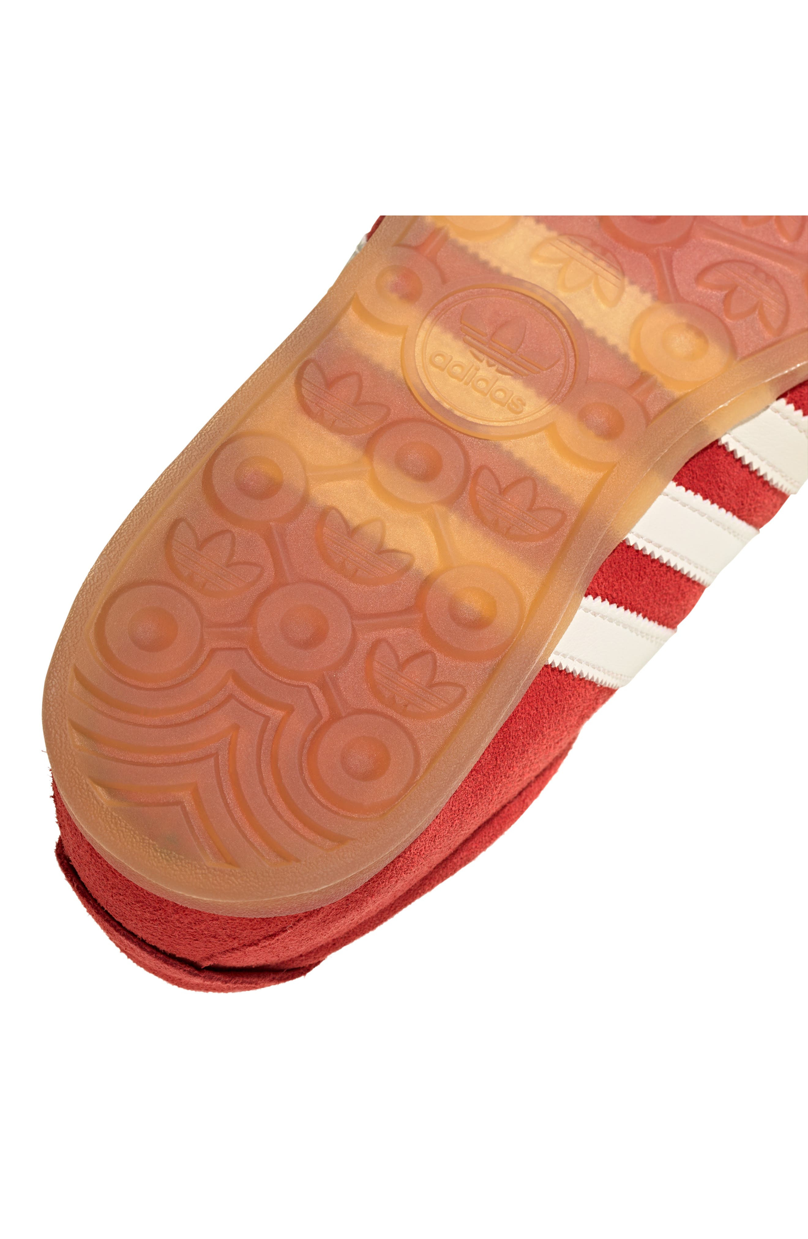 adidas Gazelle Lo Pro Sneaker in Better Scarlet/White/Gum at Nordstrom - 9