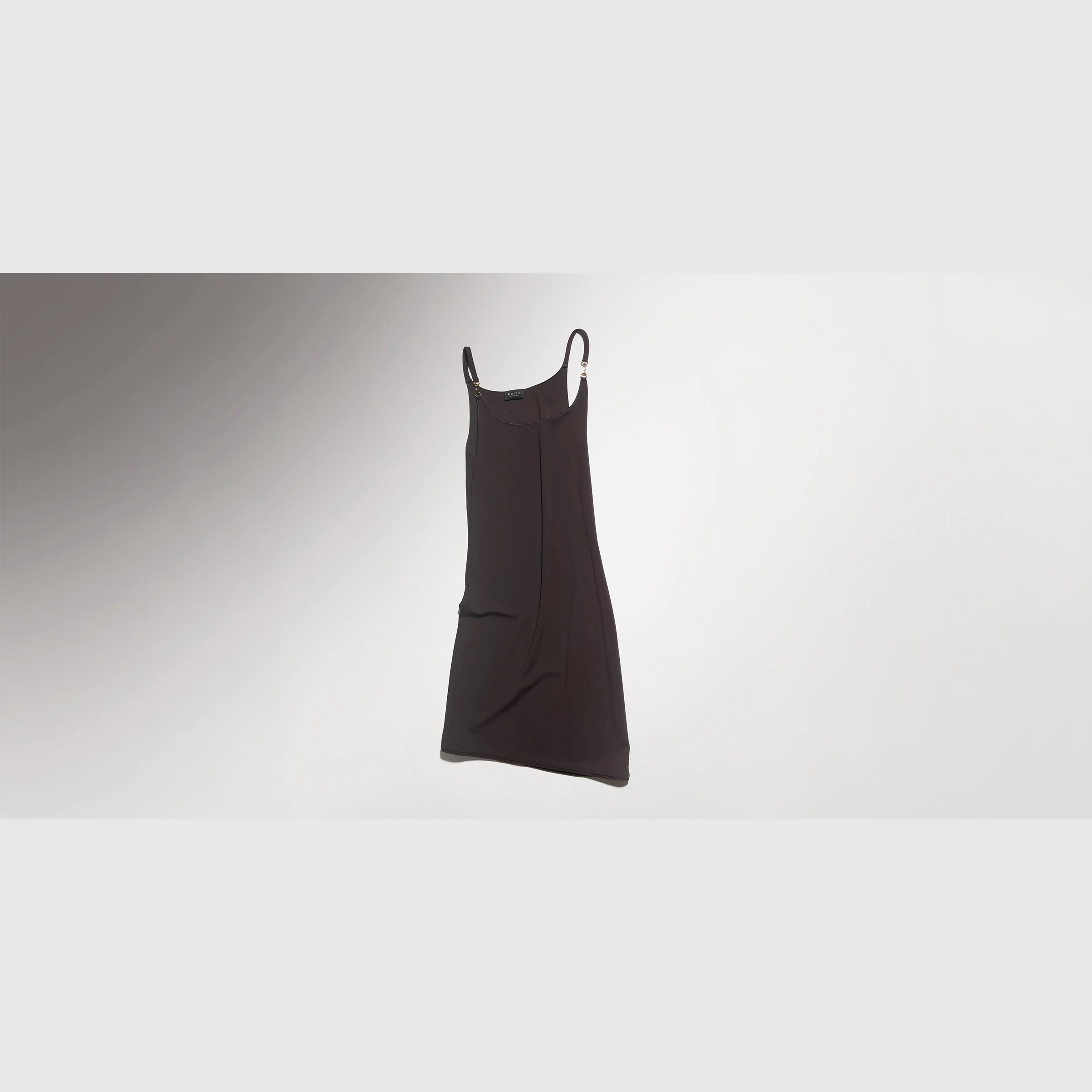 Viscose crêpe jersey dress with Horsebit - 1