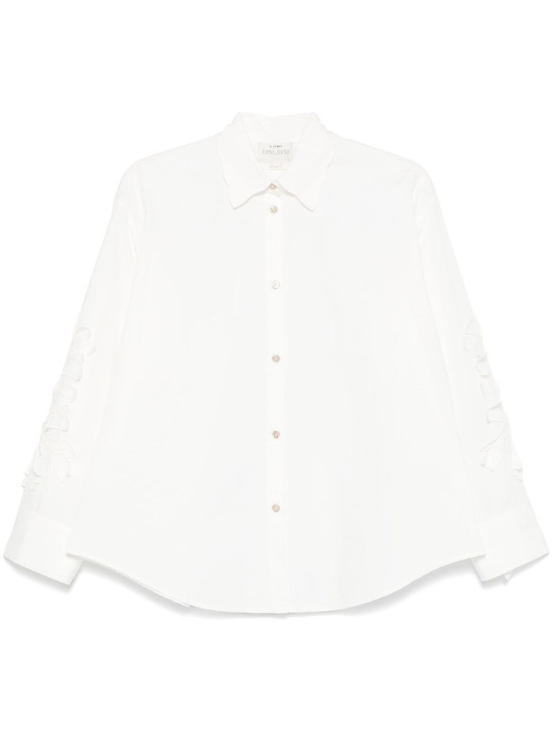 lace-detailed shirt 1
