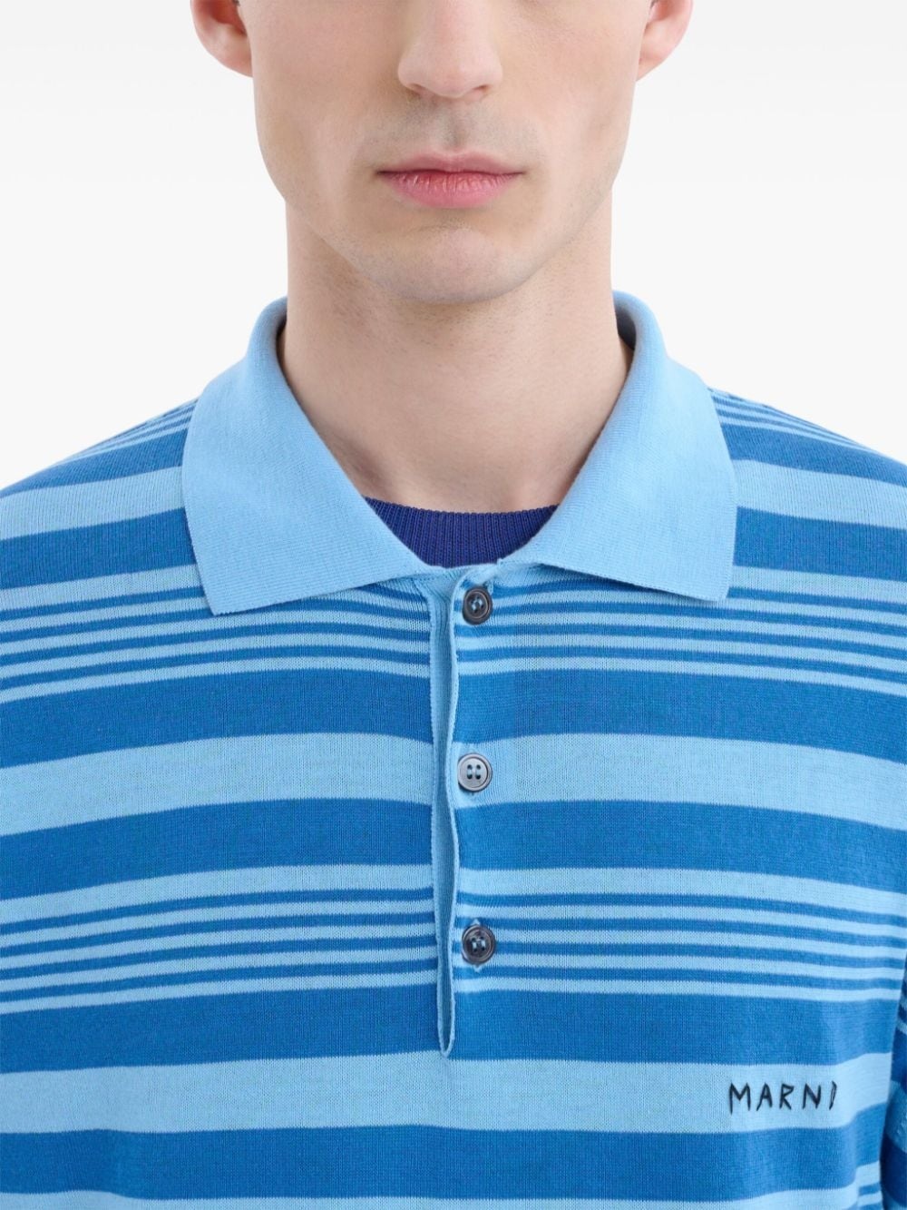 Mixed Stripe Polo Shirt - 5