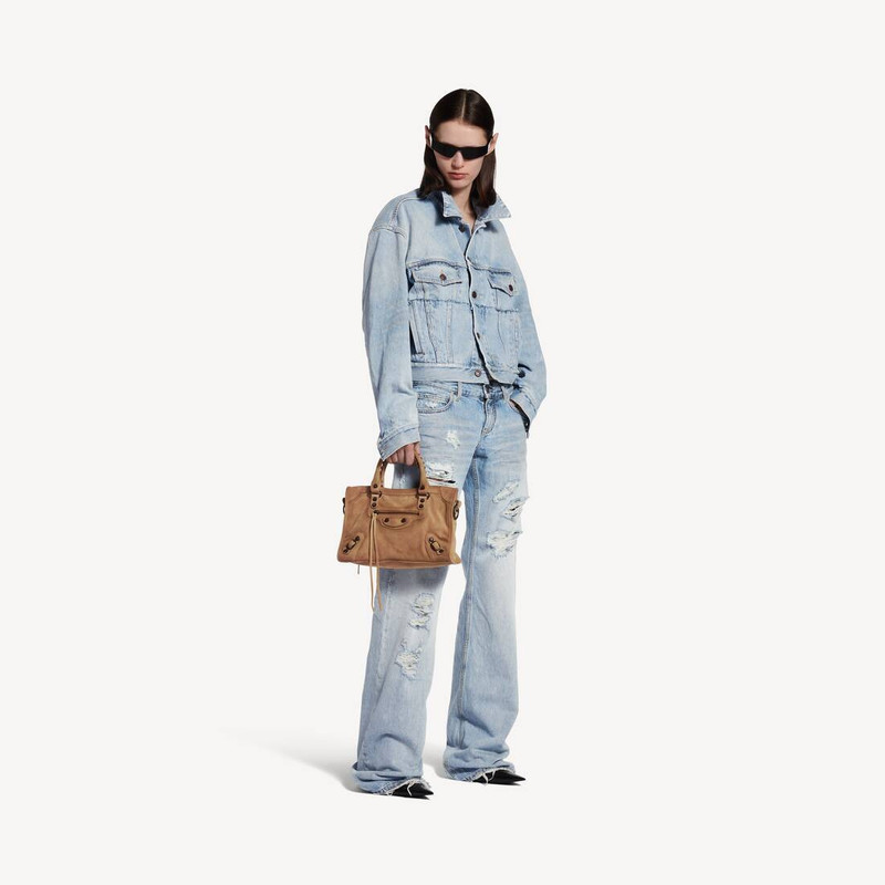 BALENCIAGA Women's Le City Bag Small in Camel outlook