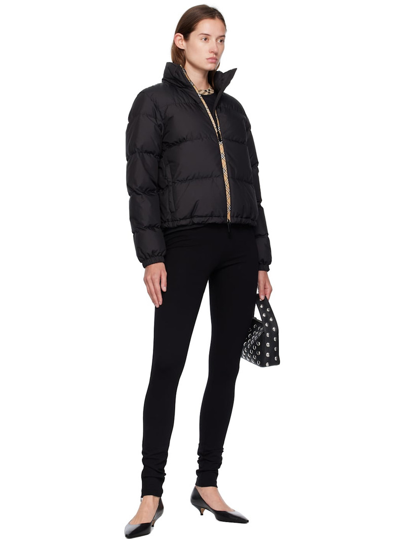 Burberry Black Ambleside Down Puffer Jacket outlook