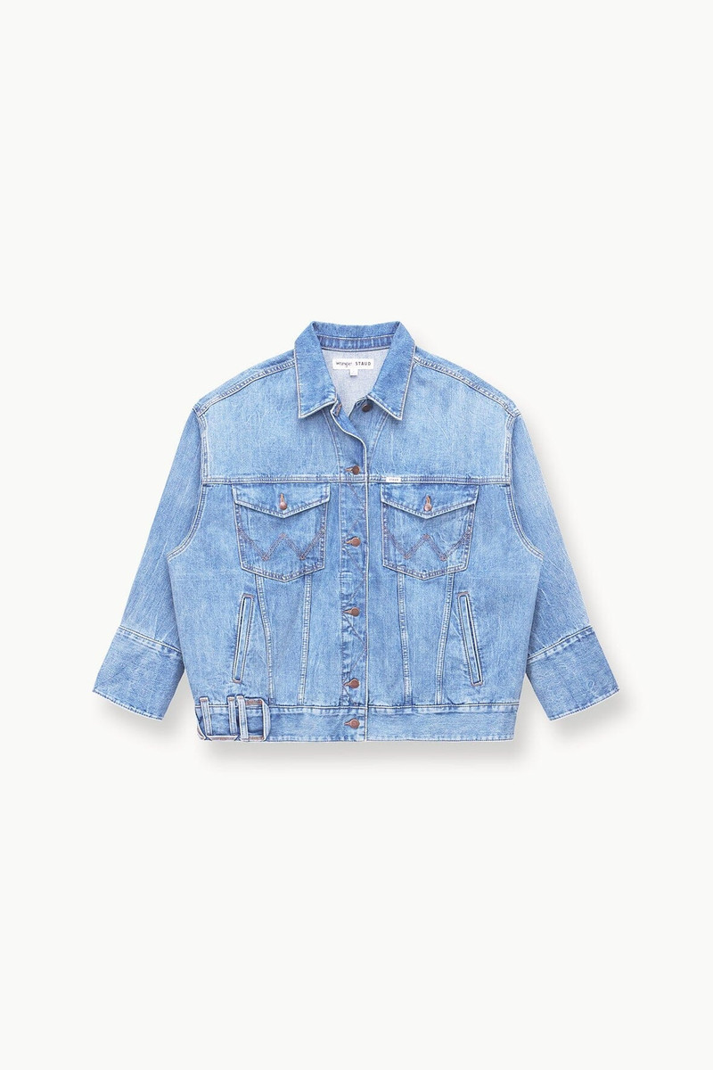 CUSTOM STAUD x C.BONZ THE BIGGEST JEAN JACKET | MID BLUE 1