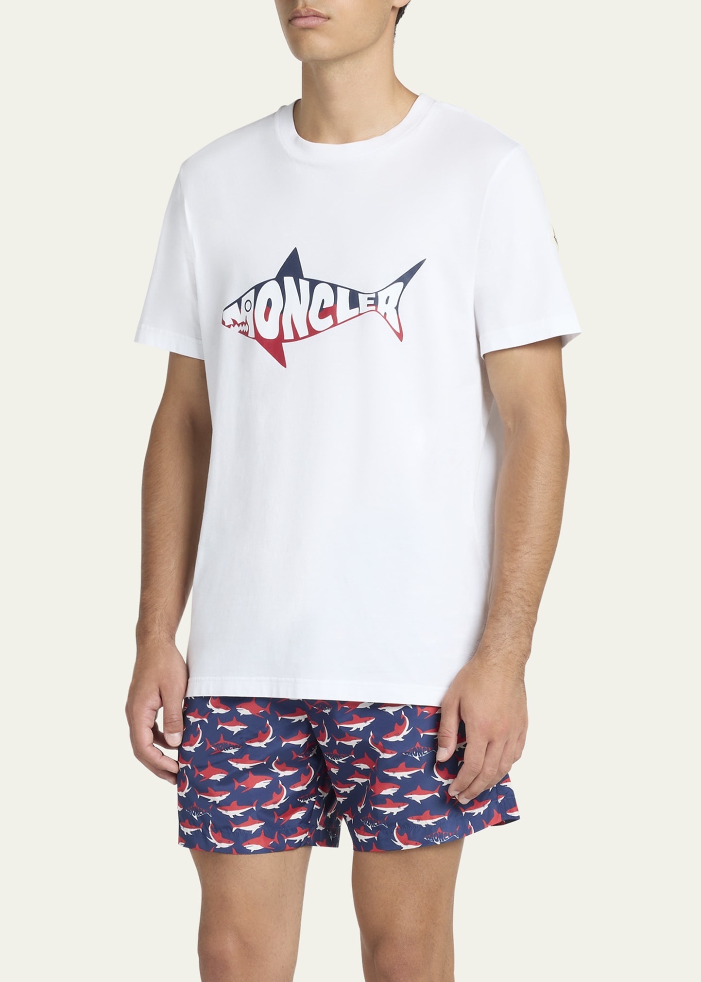 Men's Shark Logo Graphic T-Shirt - 4
