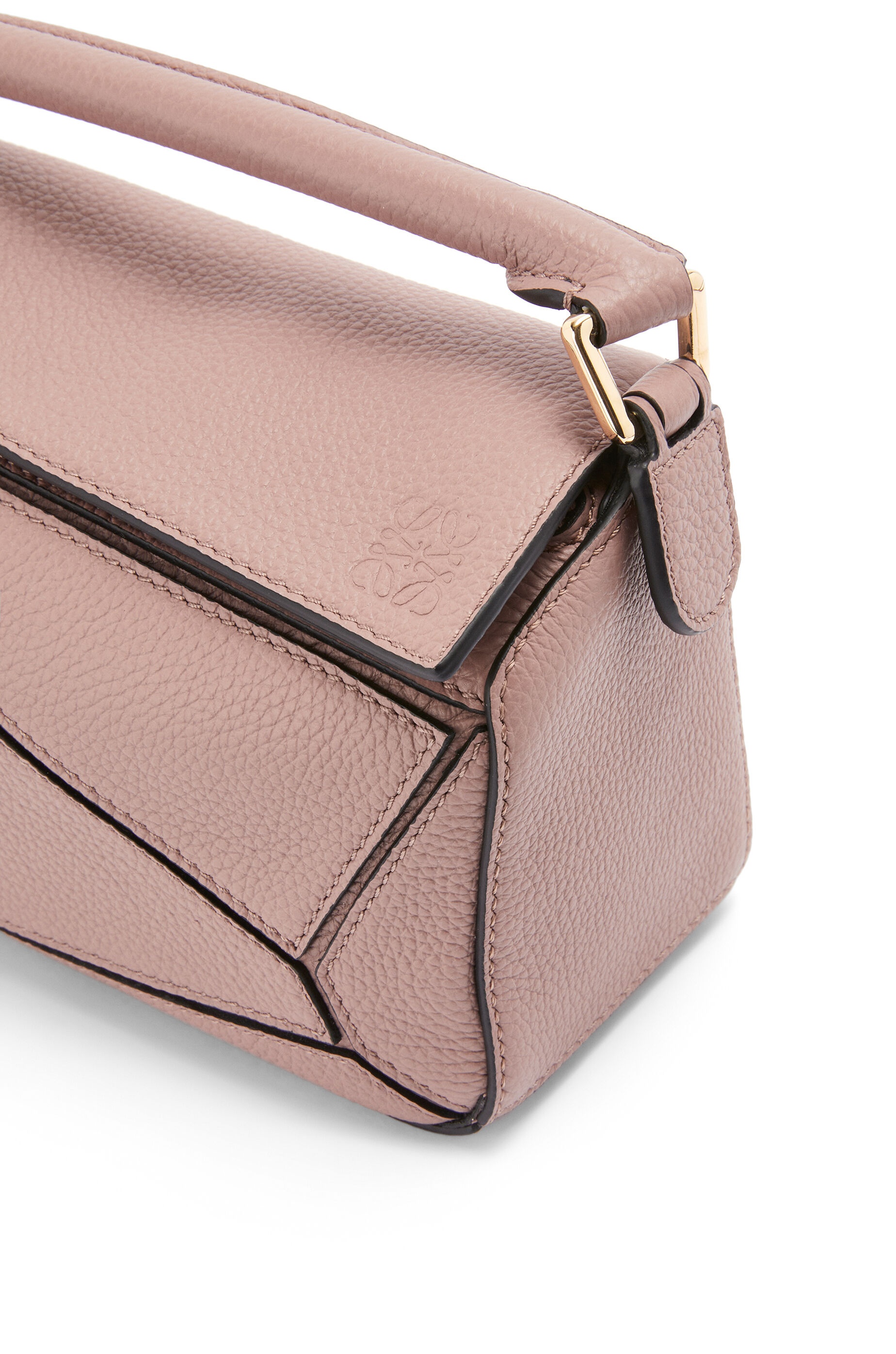 Mini Puzzle bag in soft grained calfskin - 8