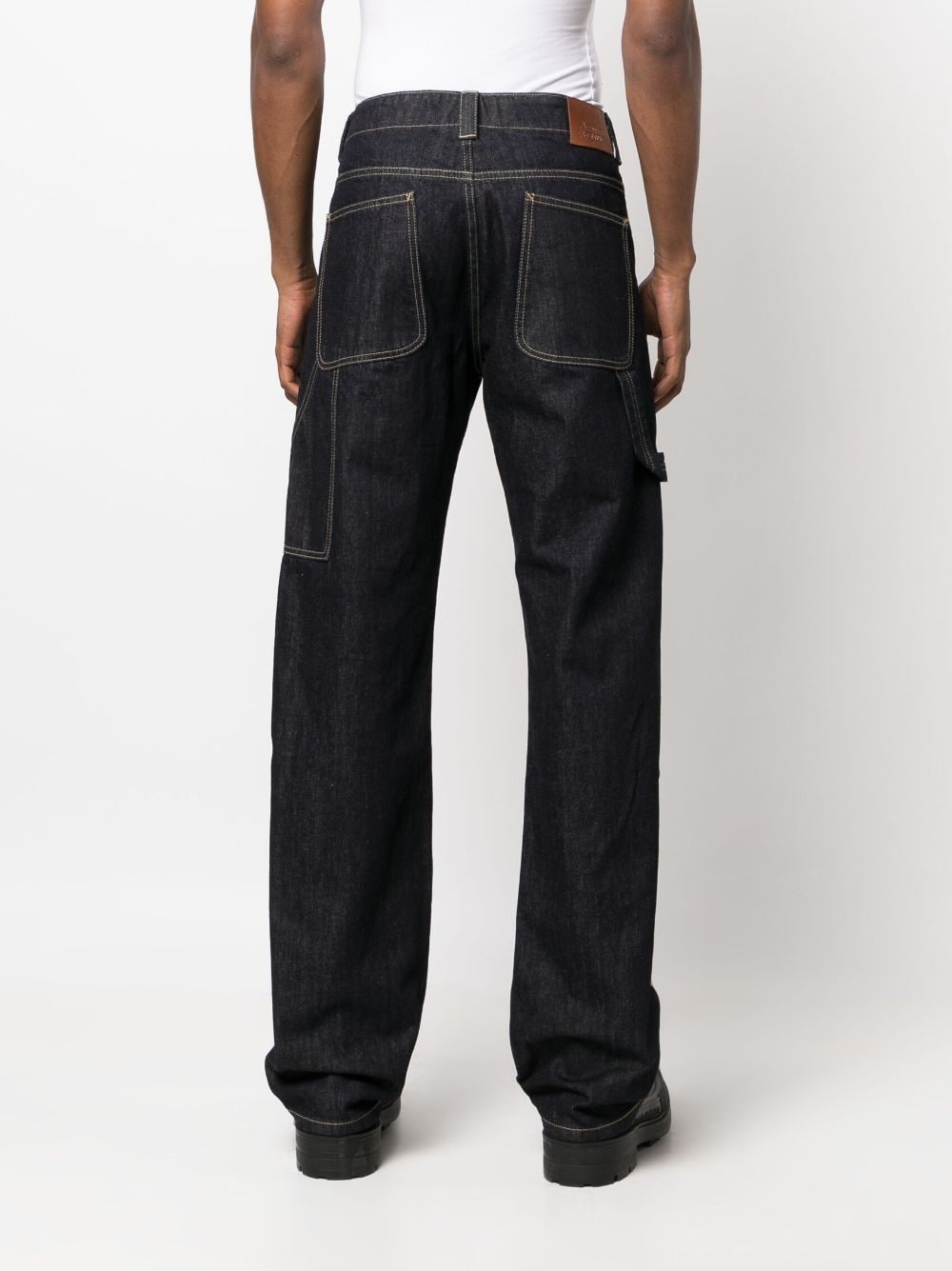 mid-rise straight jeans - 4