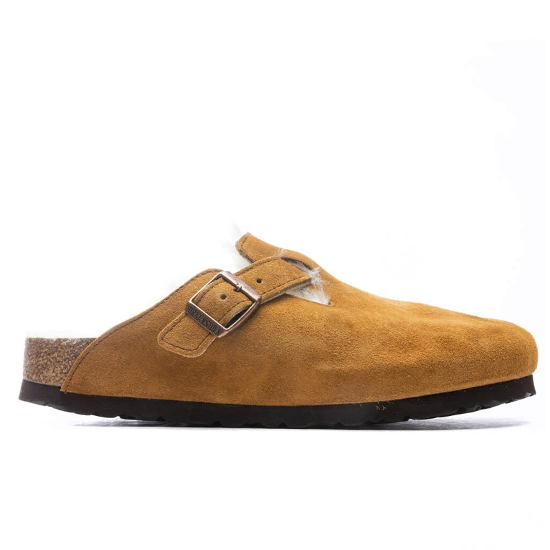 BIRKENSTOCK NARROW BOSTON SHEARLING - MINK - 1