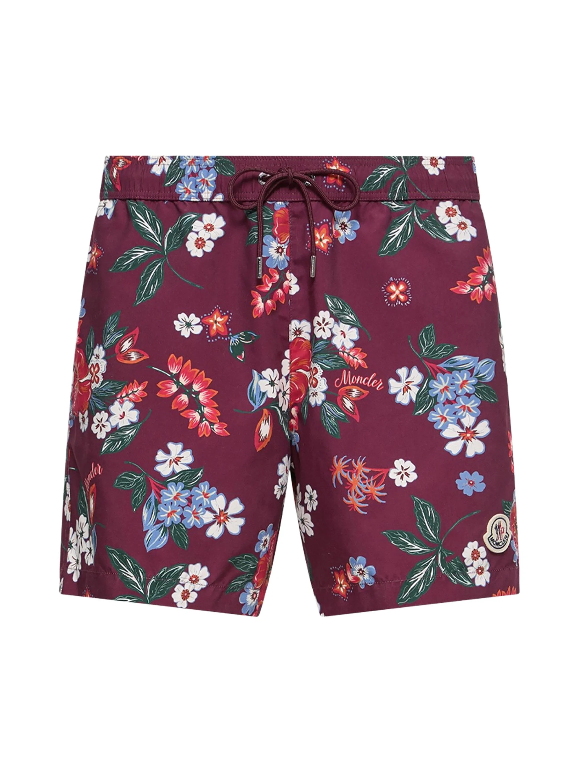Men's Swim Trunks - Burgundy - 1