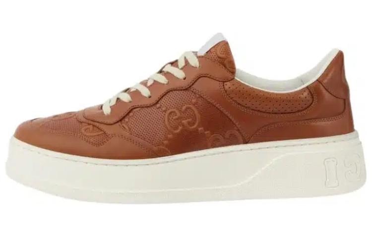 (WMNS) Gucci Chunky B GG Sneakers 'Brown' 726544-AABBV-2742 - 3