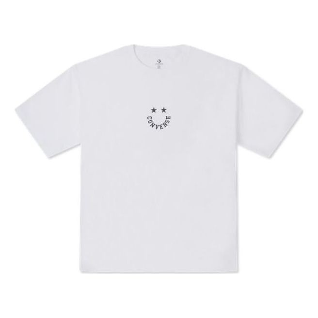 Converse Smiley Short Sleeve T-Shirt 'White' 10027635-A01 - 1