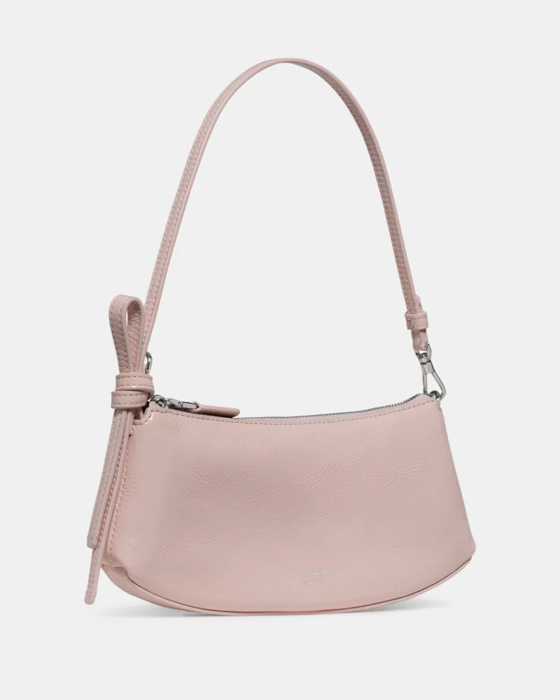 Loop Crinkle Patent Pochette Bag 3