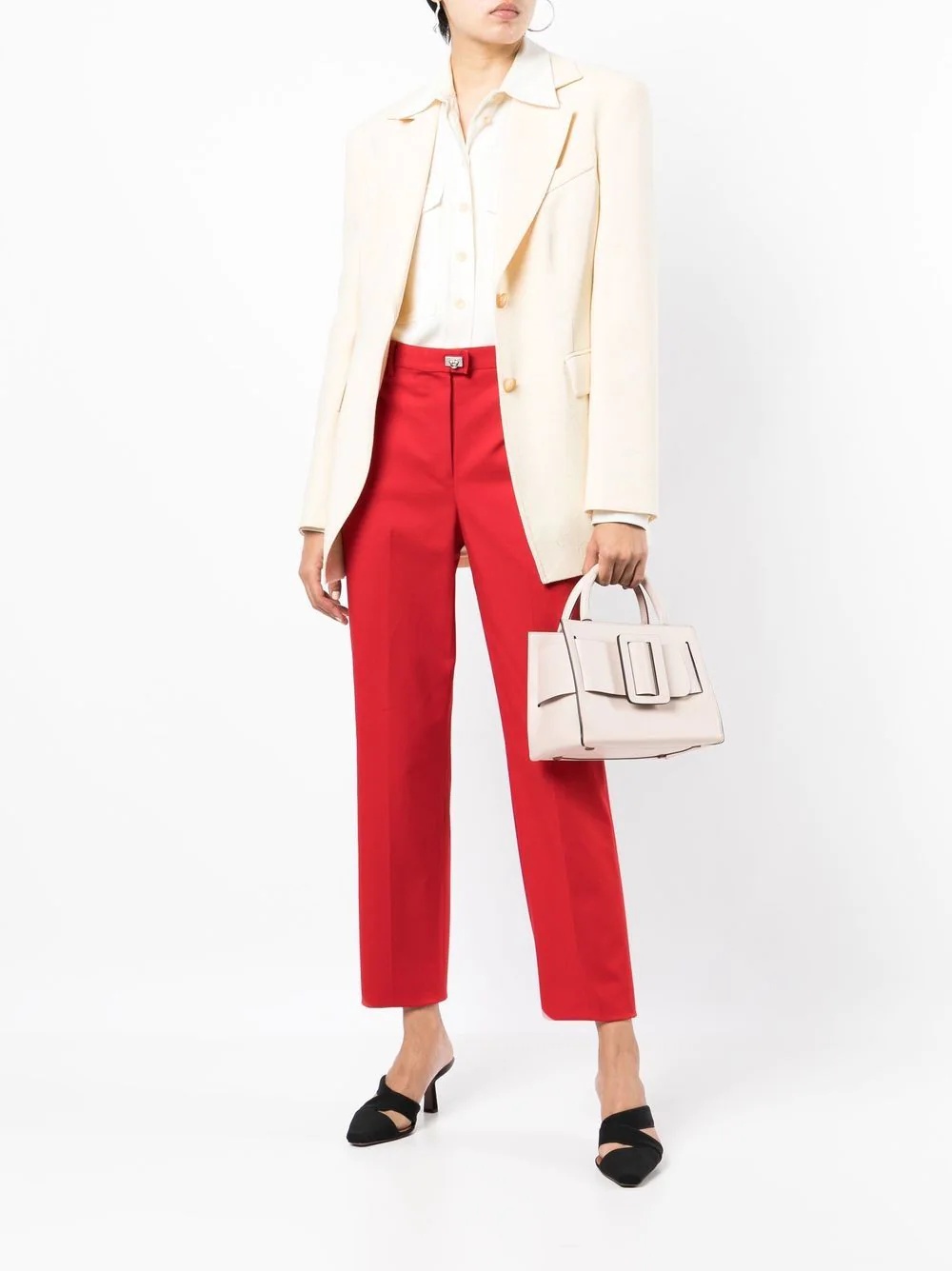 cropped tailored trousers - 2