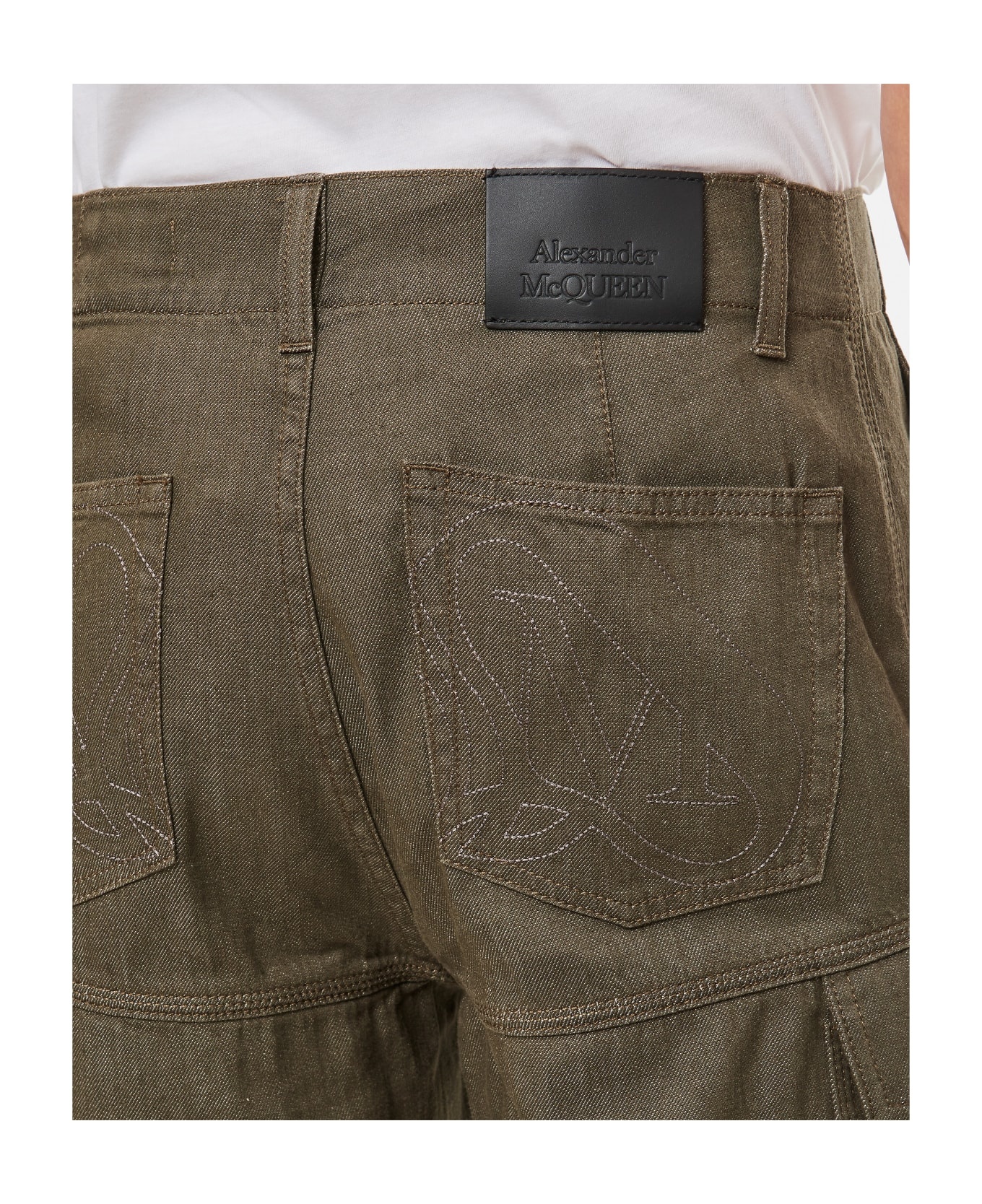 Denim Cotton Jogger - 4