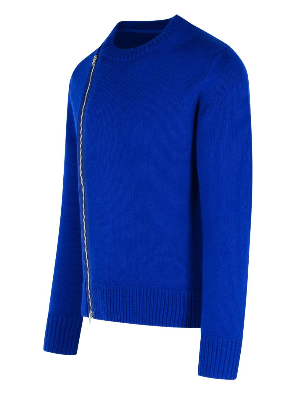 zip-detail crew-neck sweater - 3