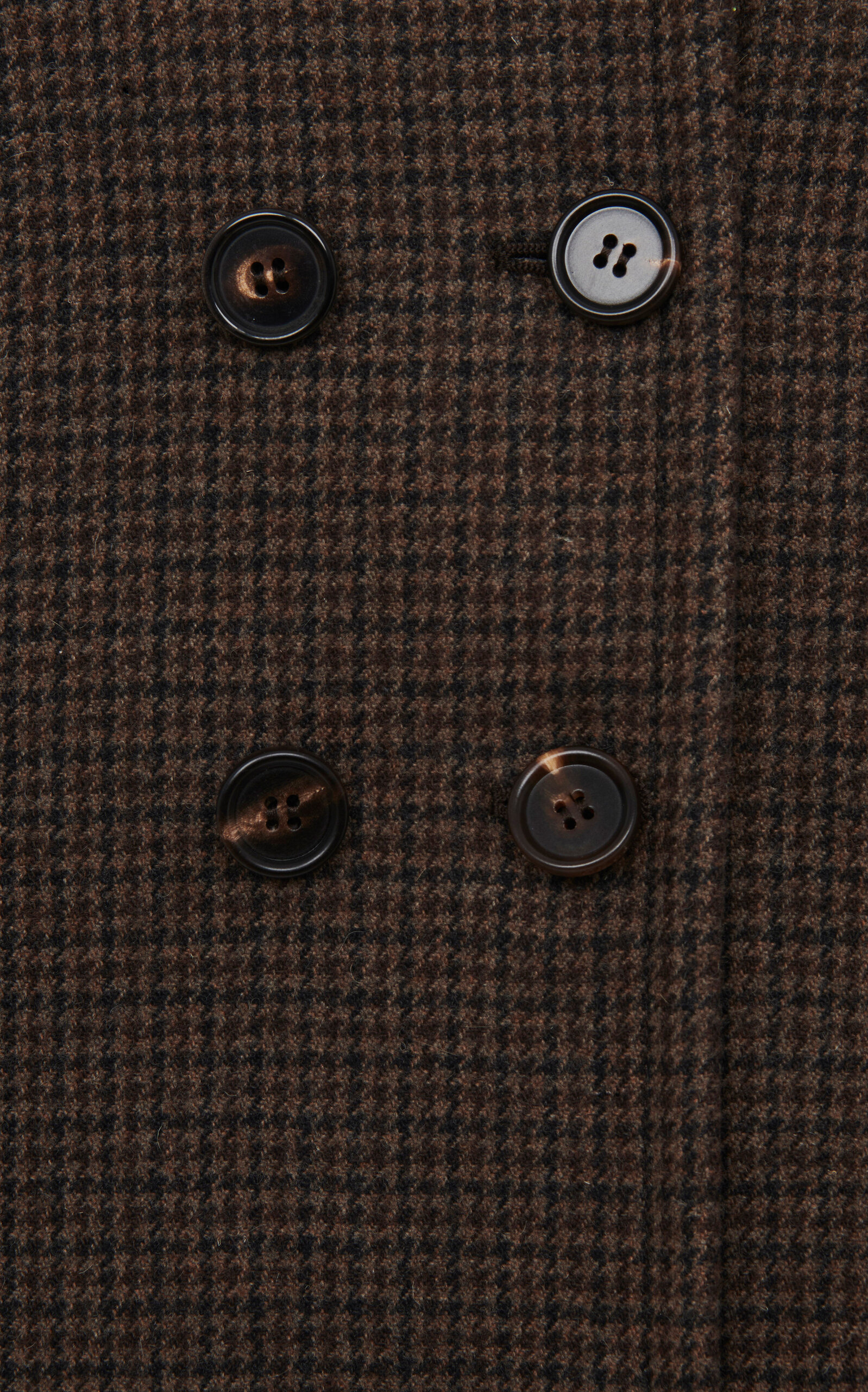 Wool Houndstooth Blazer brown - 5