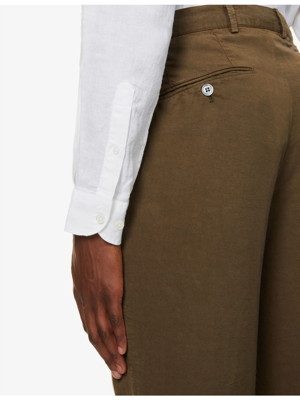 Giles regular-fit linen shirt - 6