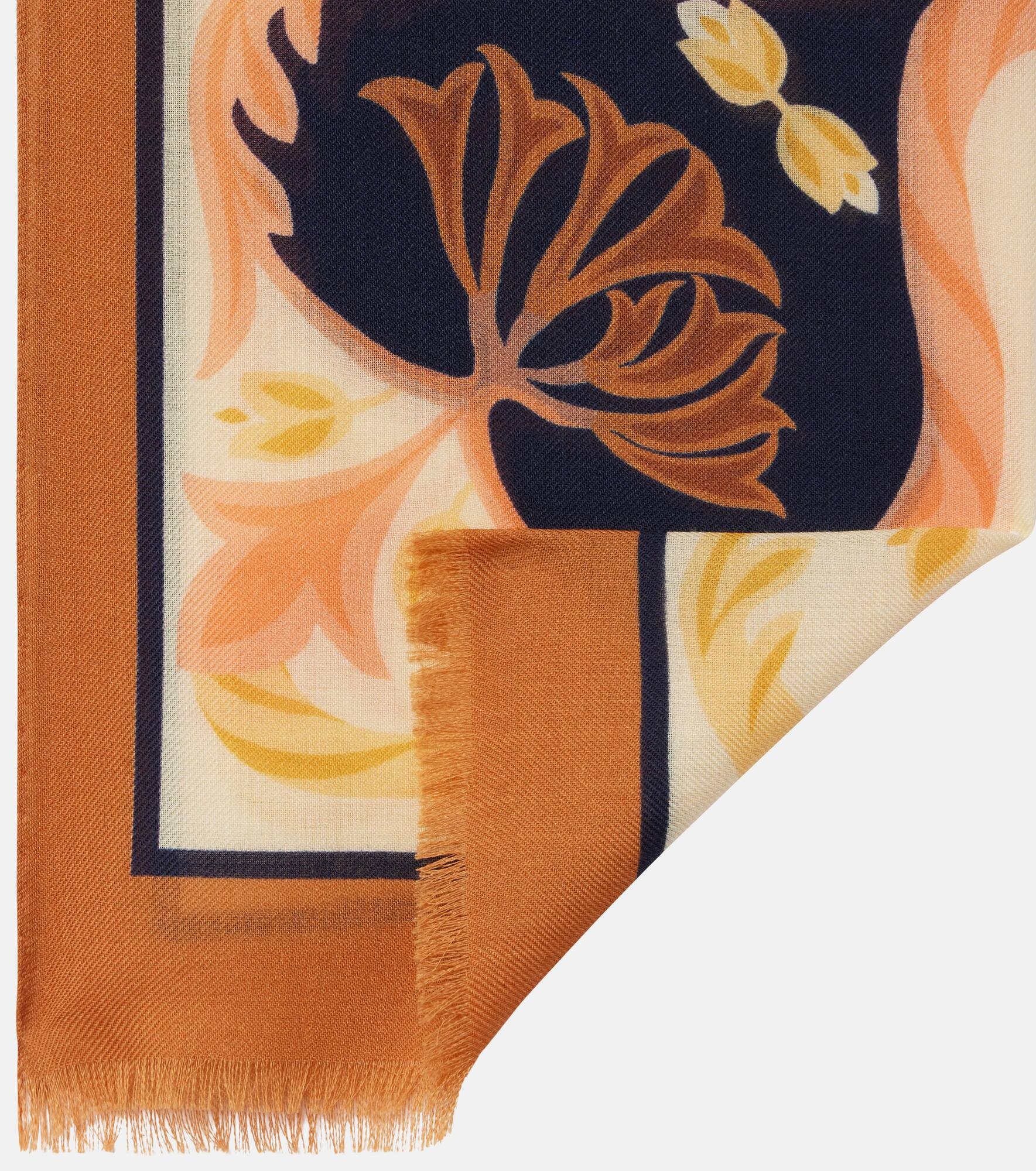 Printed wool scarf - 5