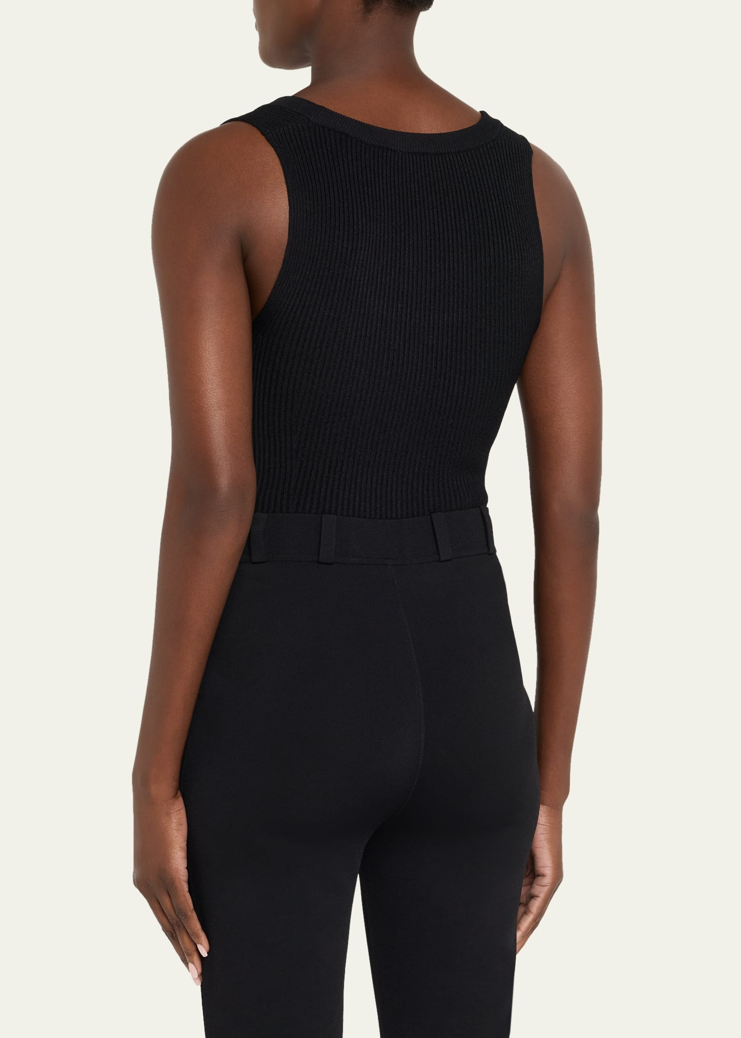 Sleeveless Tank Bodysuit - 3