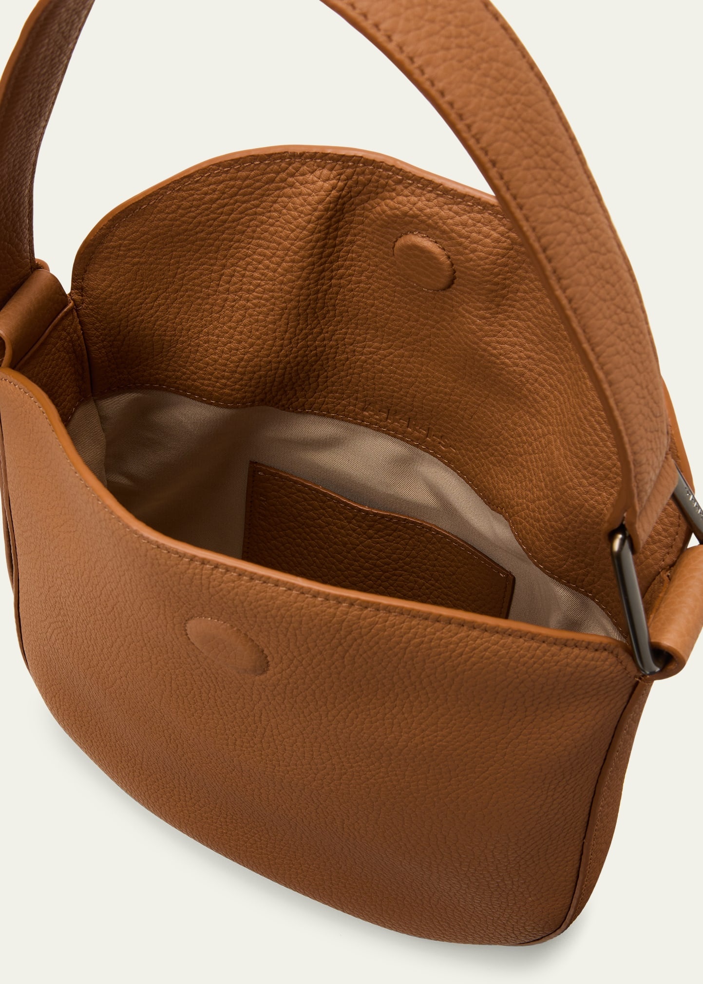 Anna Little Leather Hobo Bag - 4