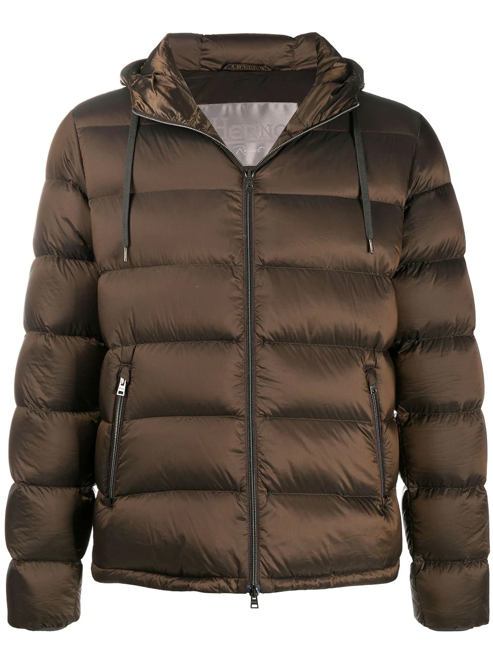 hooded padded jacket - 1