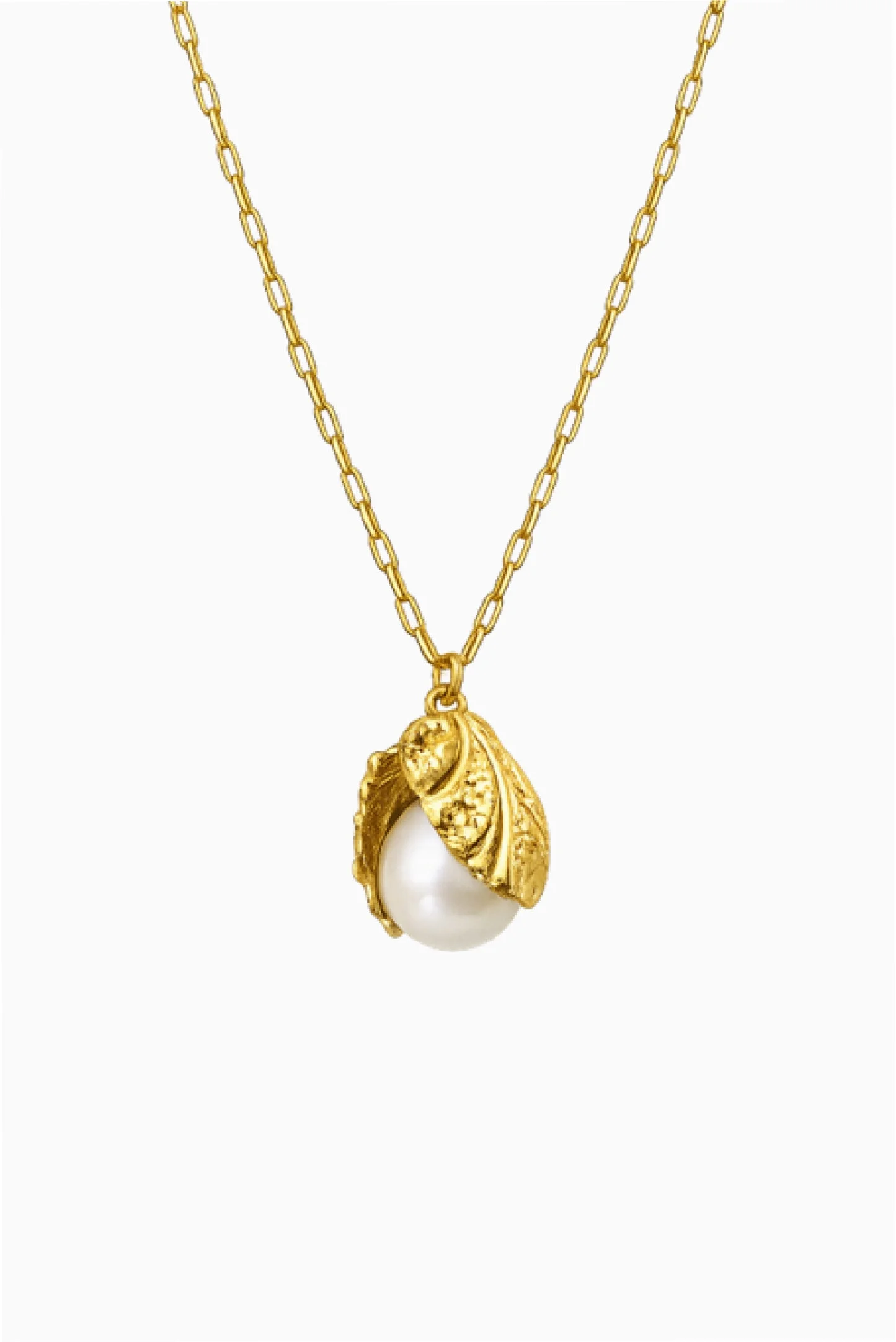 Miss Ellie Pearly Clam Shell Necklace - 1