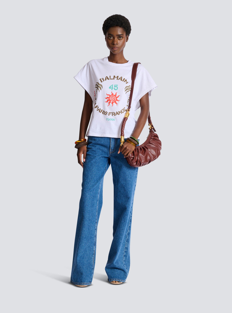 Balmain T-shirt with Balmain Club print outlook