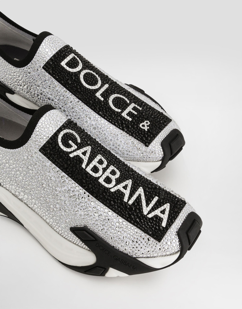 Fast sneakers with fusible rhinestones 4