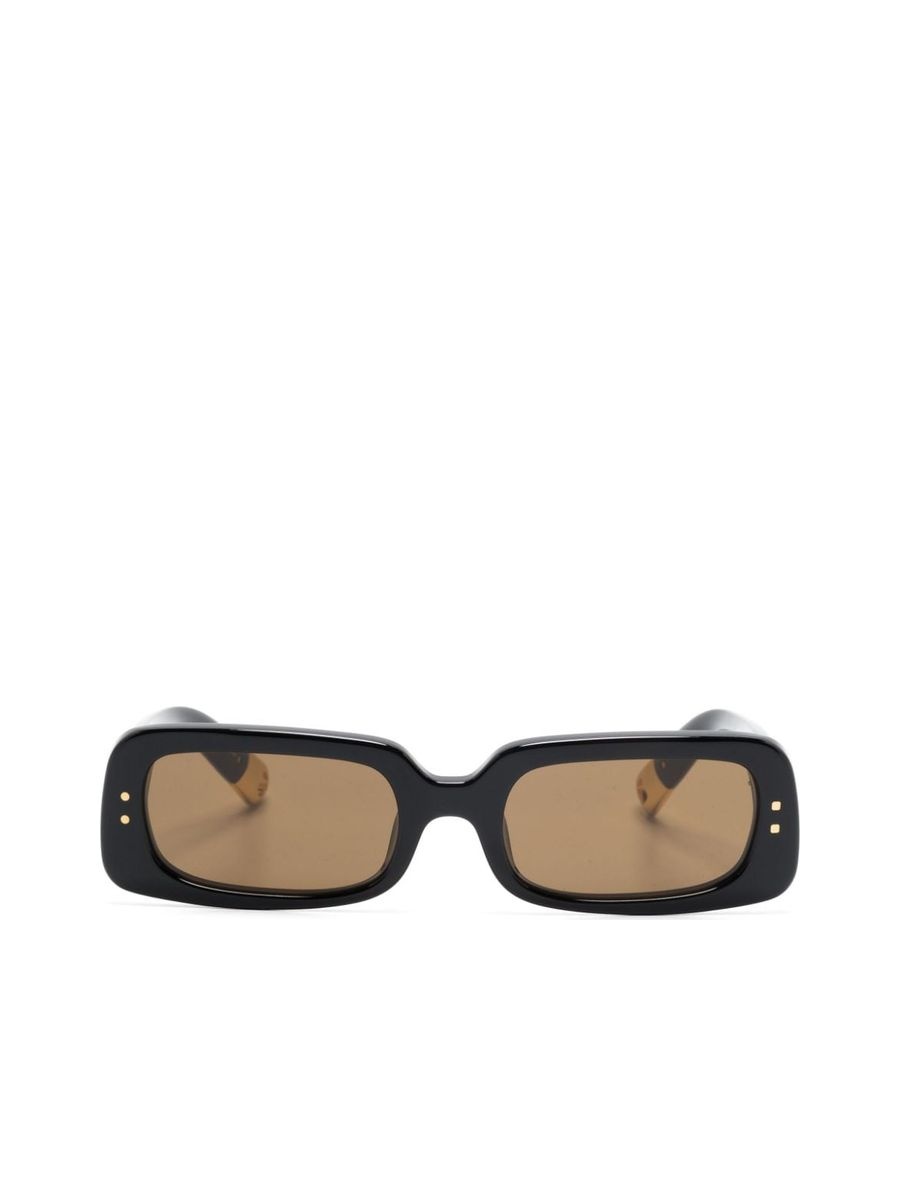 Rectangle Frame Sunglasses - 1