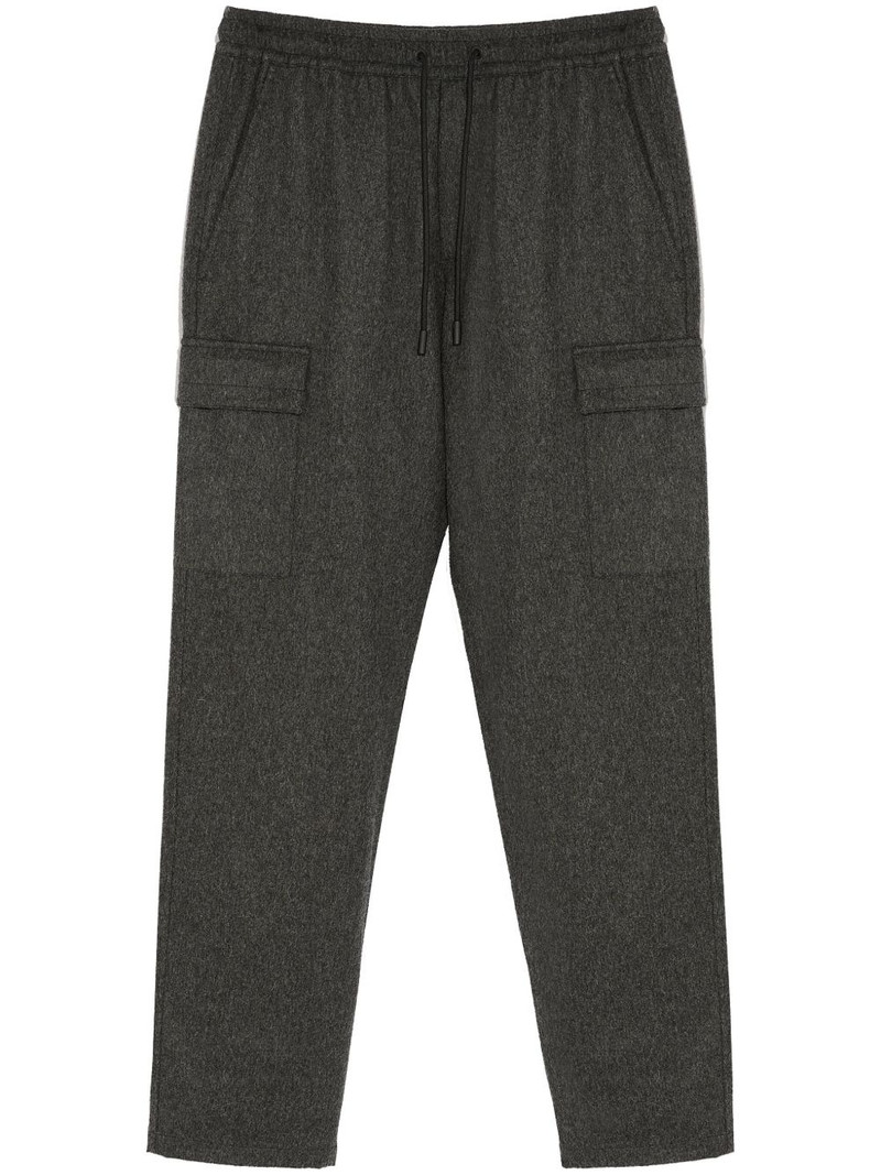 knitted tapered trousers 1