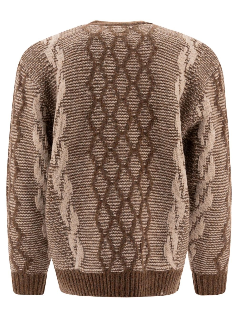 jacquard cardigan - 2