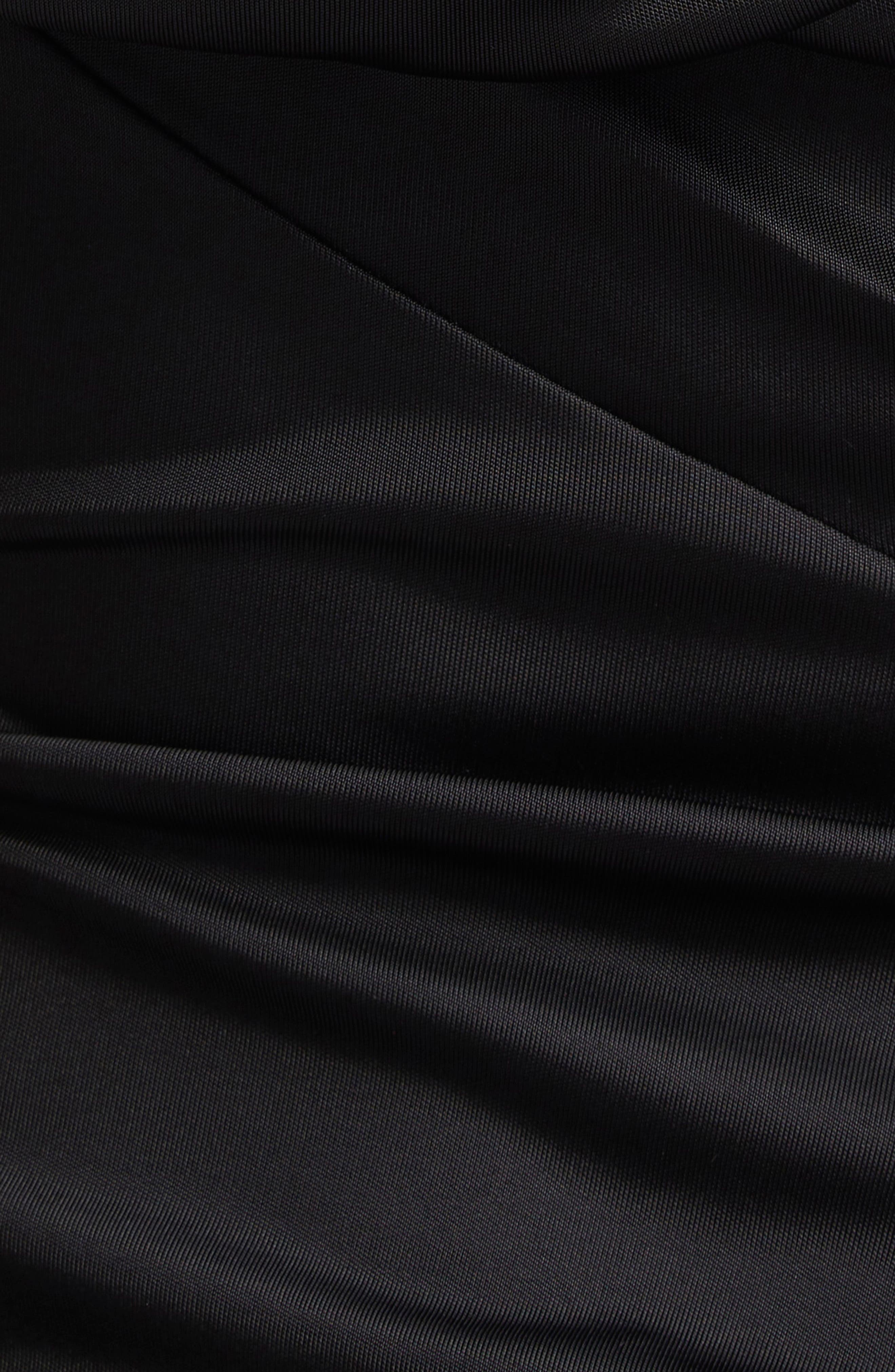 Versace Safety Pin Crepe Gown in Black at Nordstrom - 6