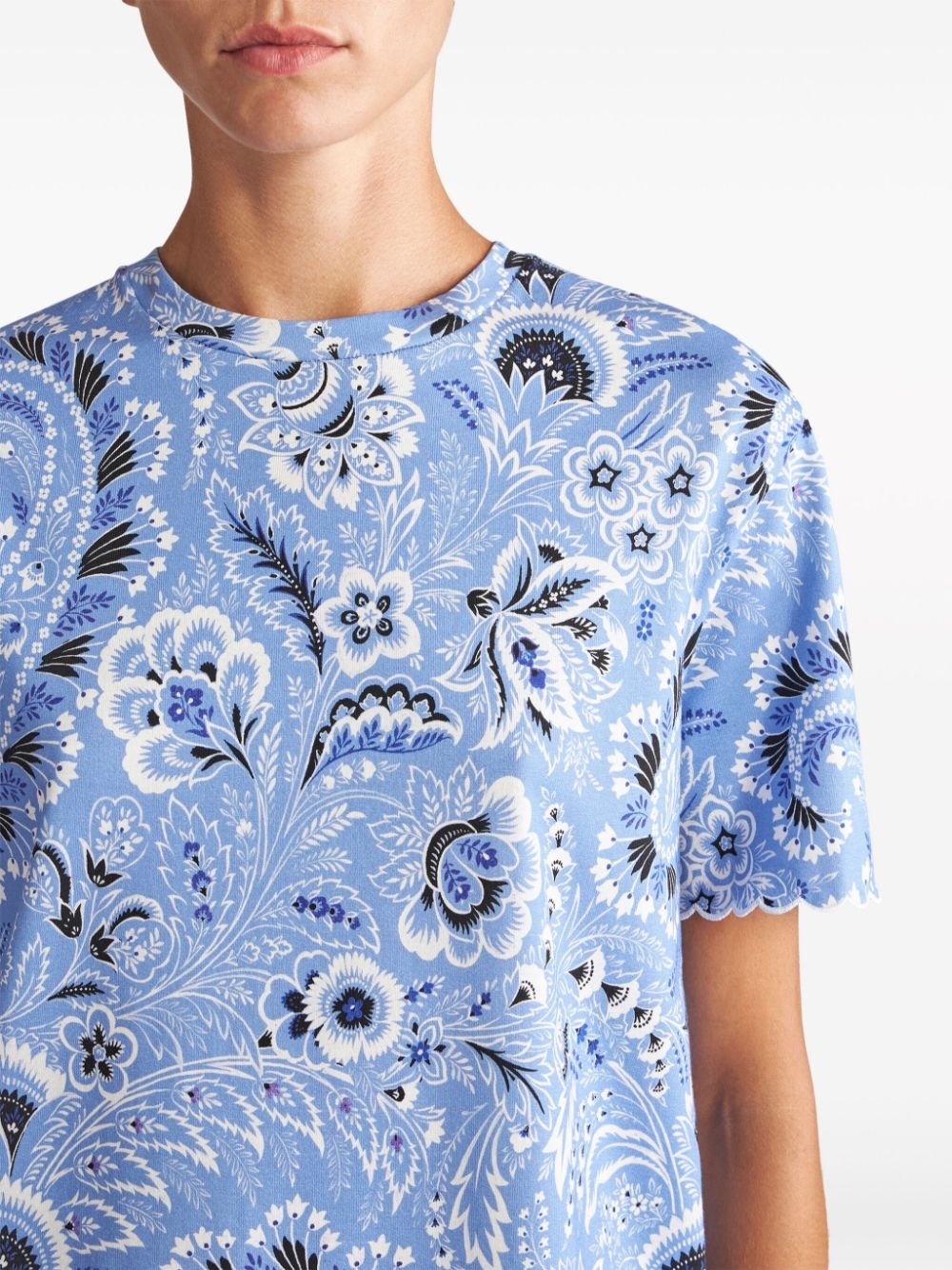 bandana-print cotton T-shirt - 5
