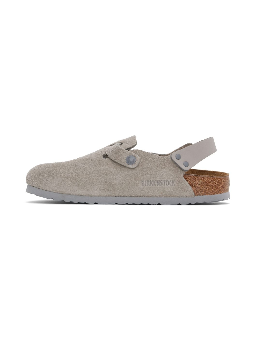 Gray Narrow Tokio Slip-on Loafers - 3