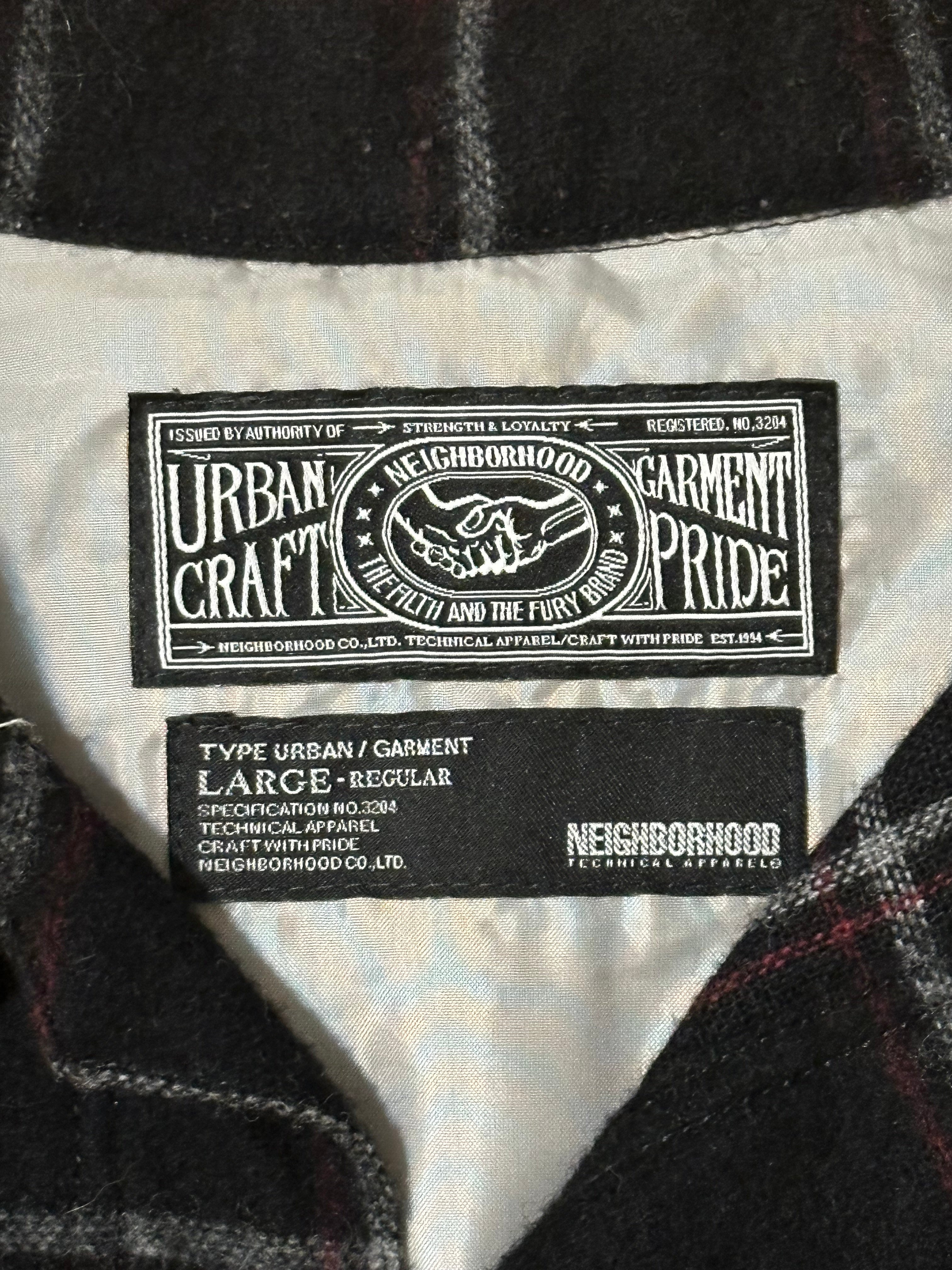 Coup de Grace - NBHD Japan Black  Flannel Sz Large - 2