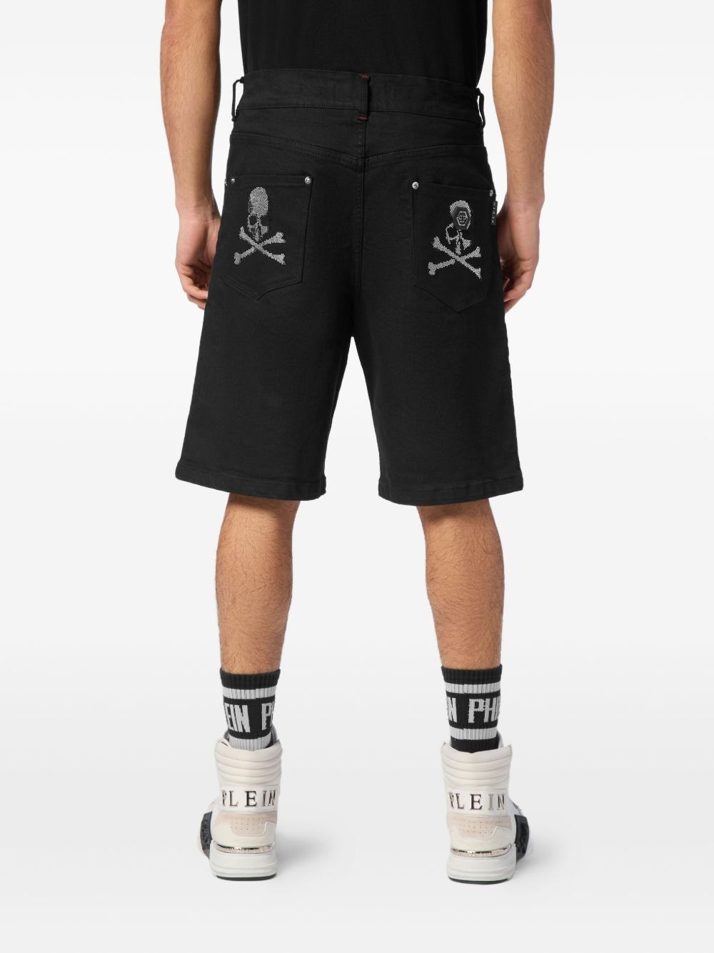 Formentera Skull denim shorts - 4