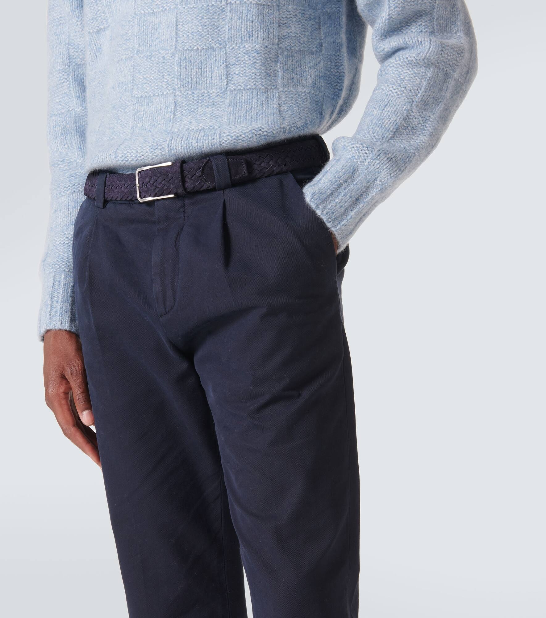 Braided suede belt - 3