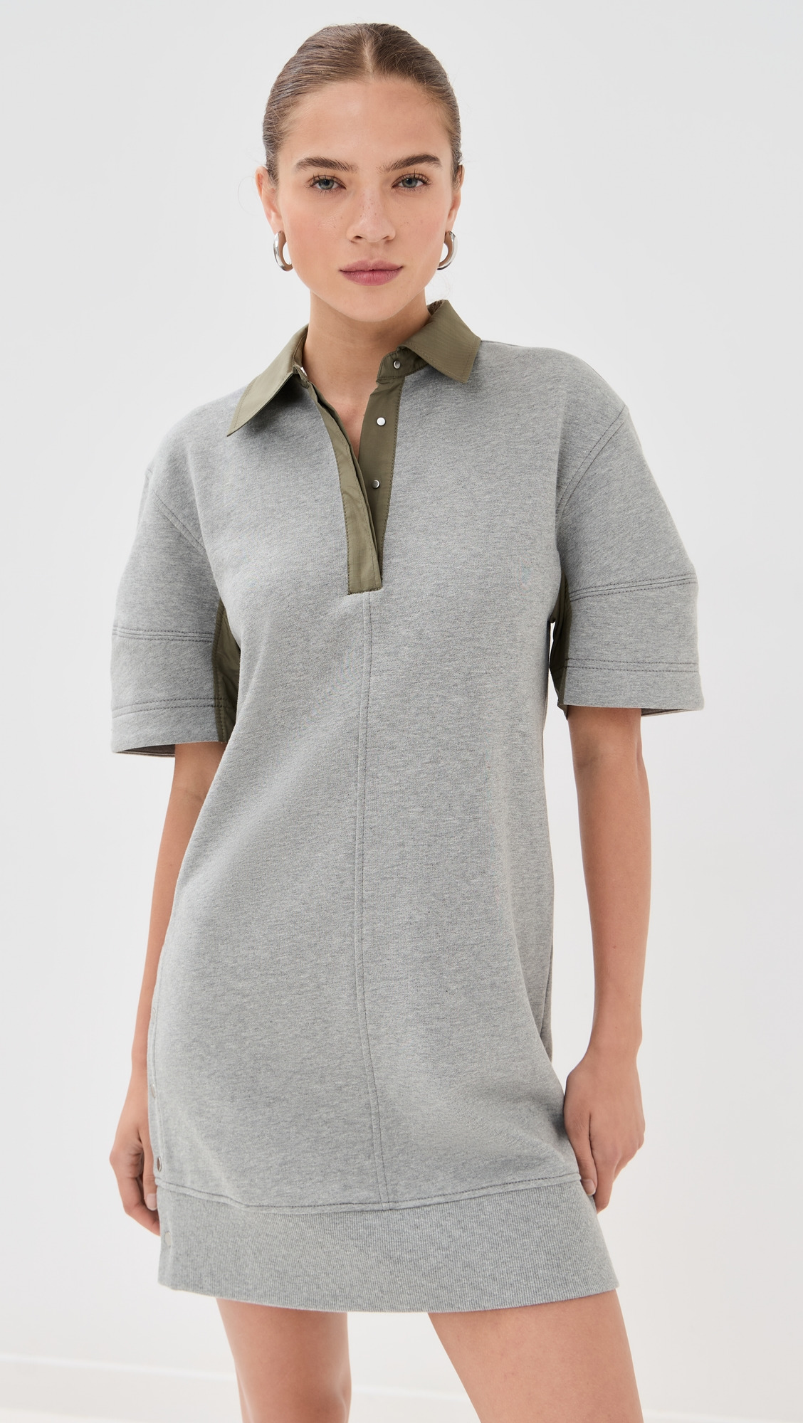 Polo Dress with Ripstop Combo - 2